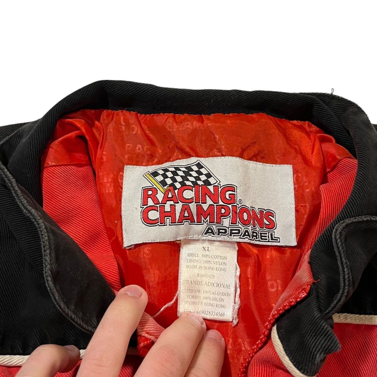 Chase Authentics × NASCAR × Vintage Vintage NASCAR Chevrolet Racing Jacket Size US XL / EU 56 / 4 - 4 Thumbnail