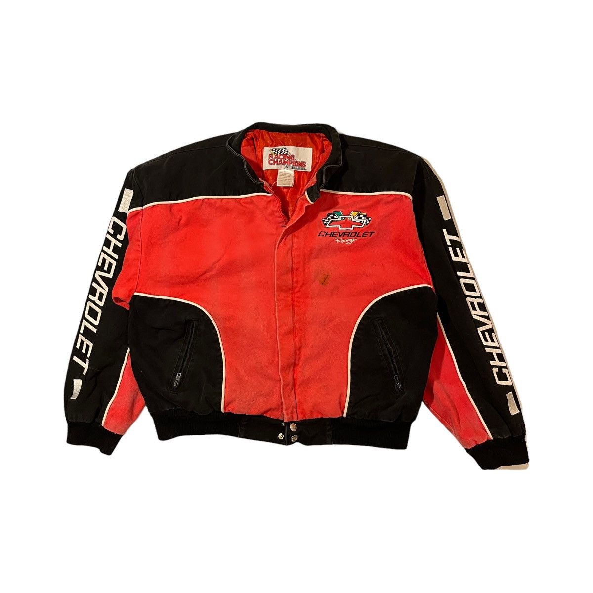 ヴィンテージ品‼️ Chevrolet Racing ジャケット 黒/赤 RACING CHAMPIONS 