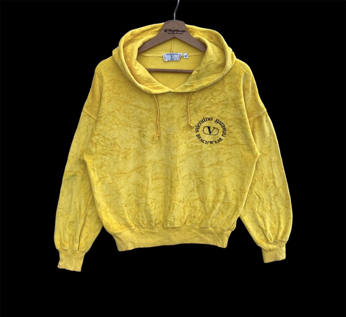 Valentino Valentino Garavani Beachwear Velvet Hoodie Made in Italy Size US XS / EU 42 / 0 - 1 Thumbnail