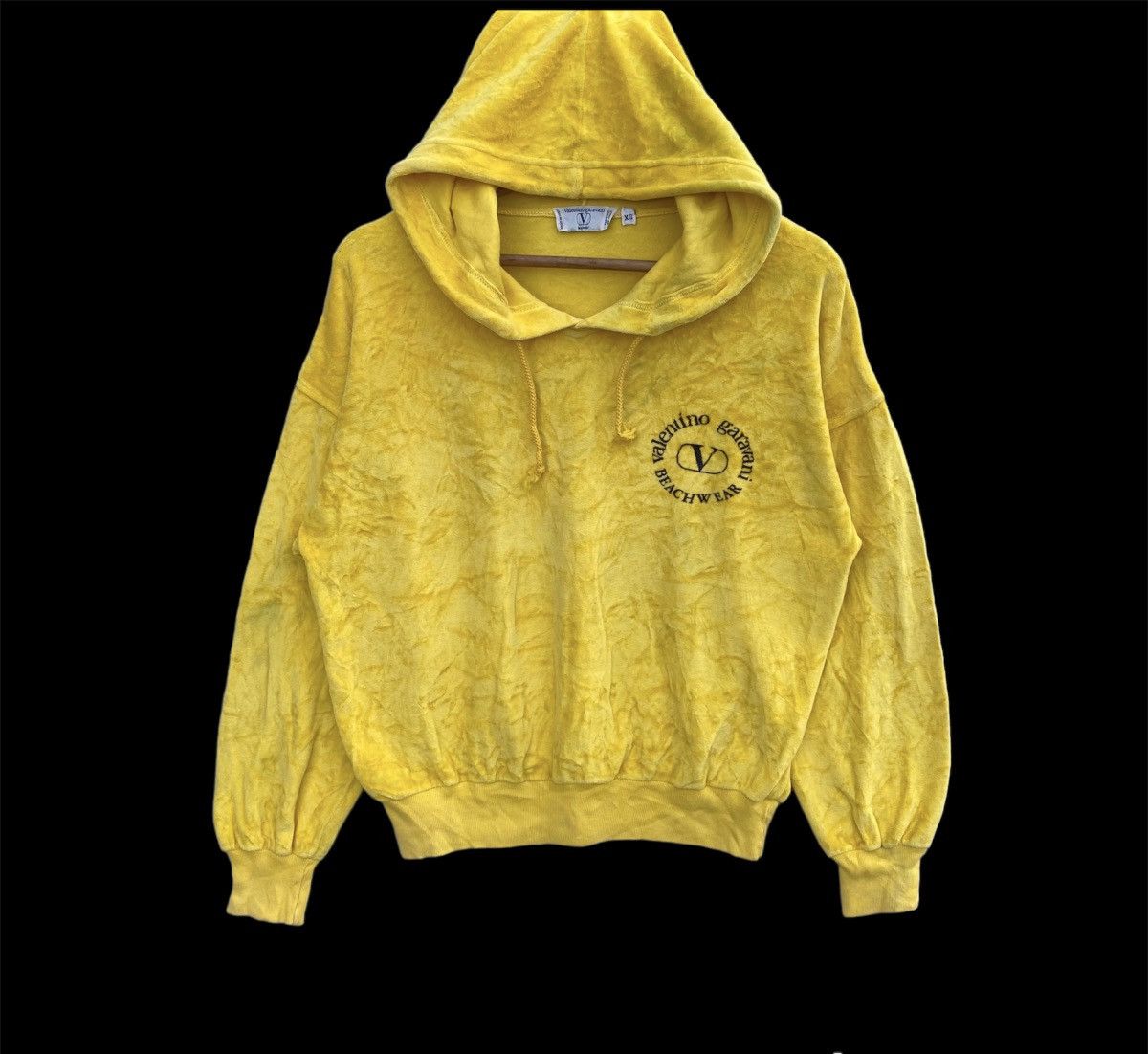 Valentino Valentino Garavani Beachwear Velvet Hoodie Made in Italy Size US XS / EU 42 / 0 - 6 Thumbnail