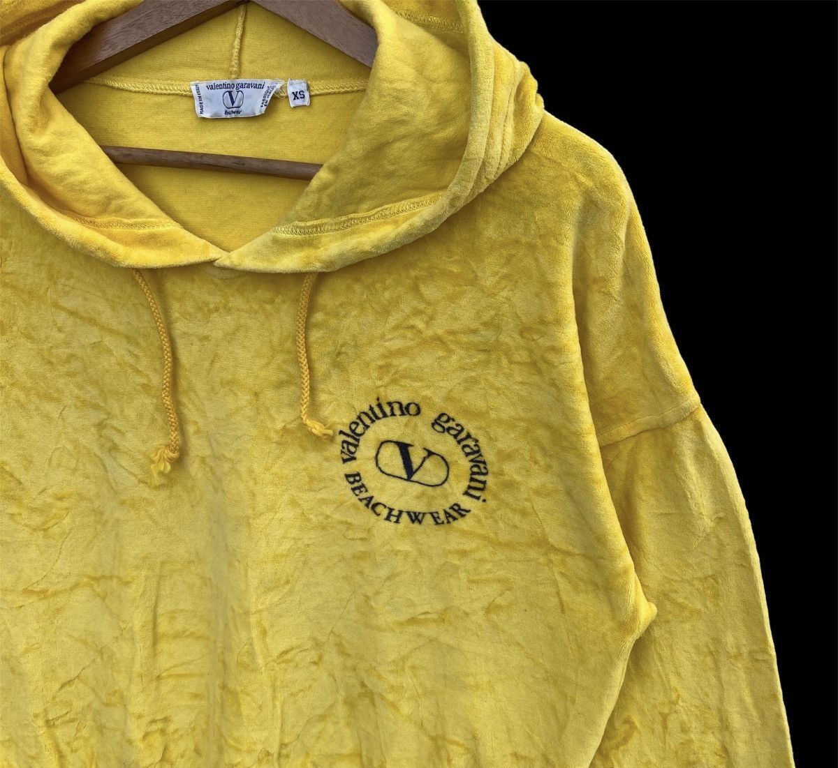 Valentino Valentino Garavani Beachwear Velvet Hoodie Made in Italy Size US XS / EU 42 / 0 - 4 Thumbnail
