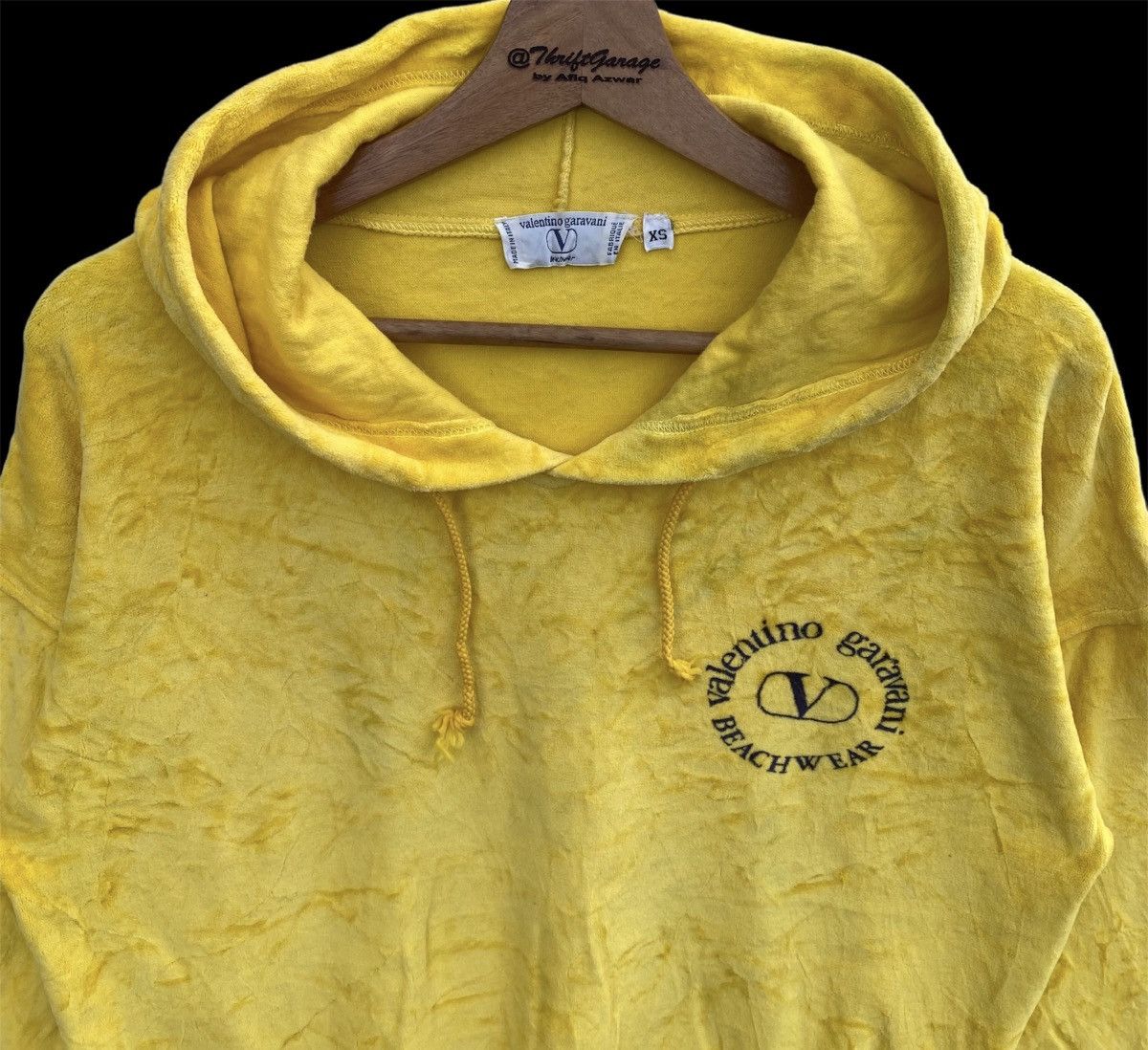 Valentino Valentino Garavani Beachwear Velvet Hoodie Made in Italy Size US XS / EU 42 / 0 - 2 Thumbnail