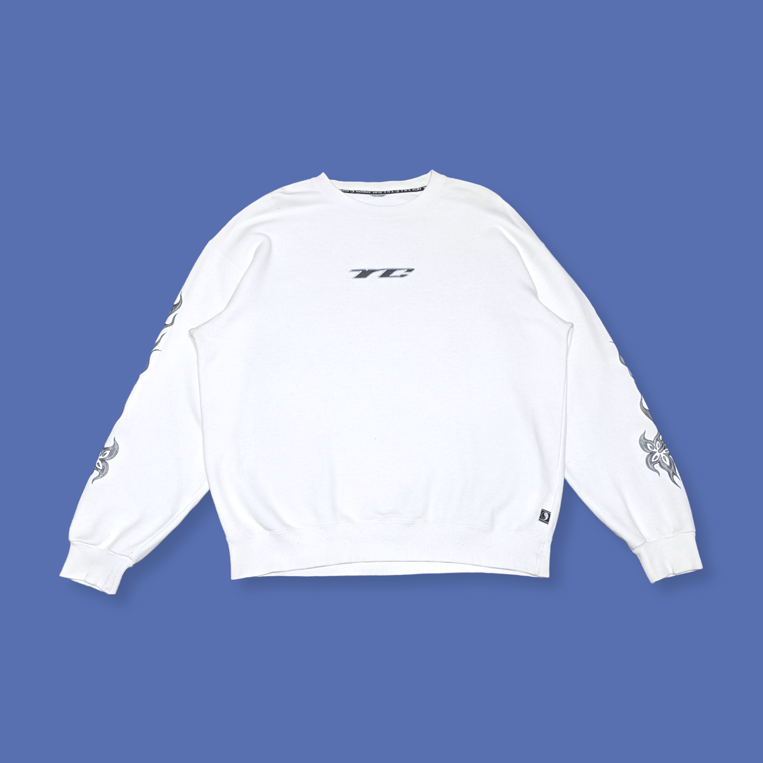 Billabong × Vintage Vintage 90s T&C Surfboard Flame Ying Yang Sweatshirt Size US L / EU 52-54 / 3 - 2 Thumbnail