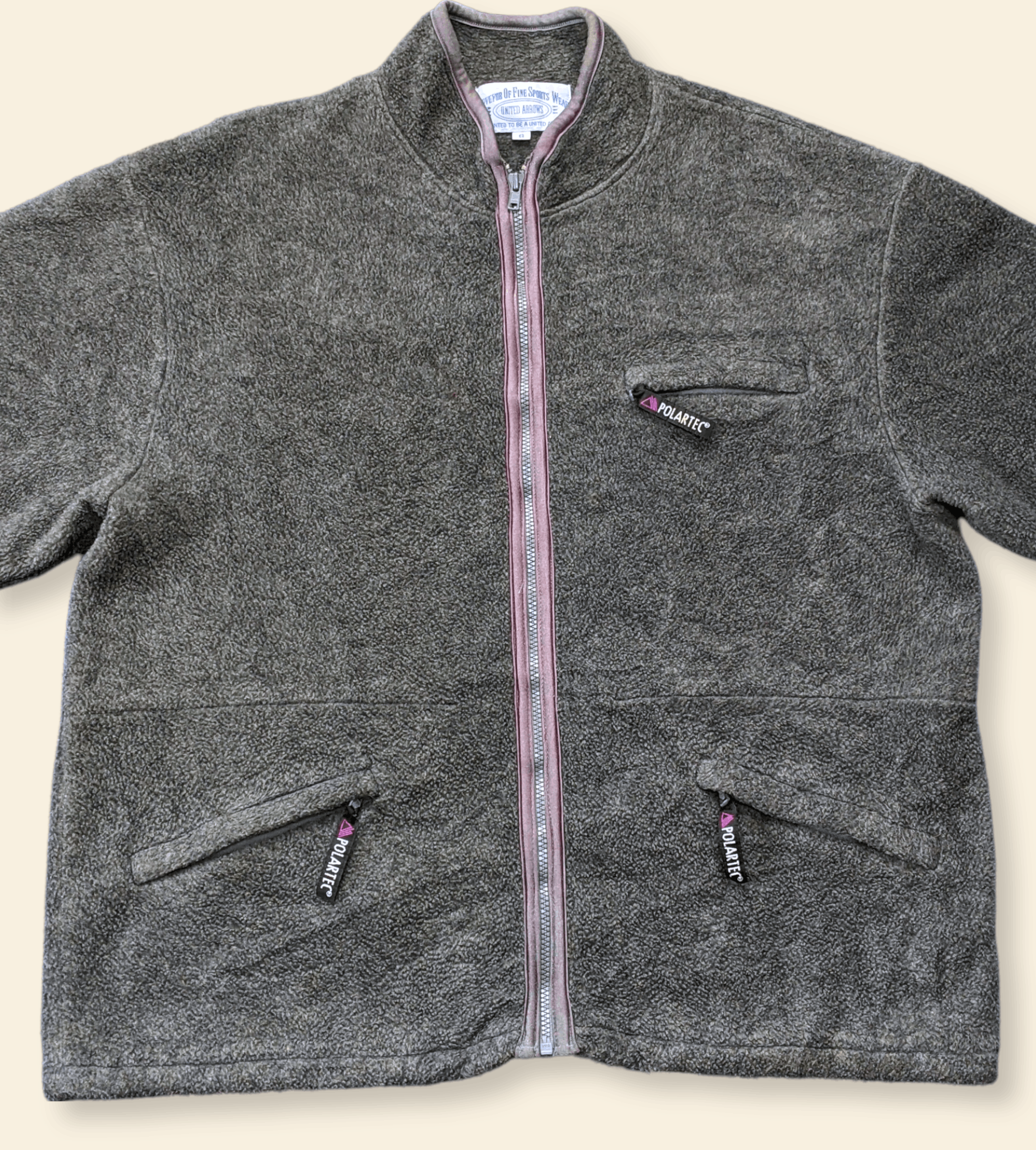 Japanese Brand × United Arrows × Vintage Rare Vintage United Arrows Polartec Fleece Jacket Size US S / EU 44-46 / 1 - 3 Thumbnail