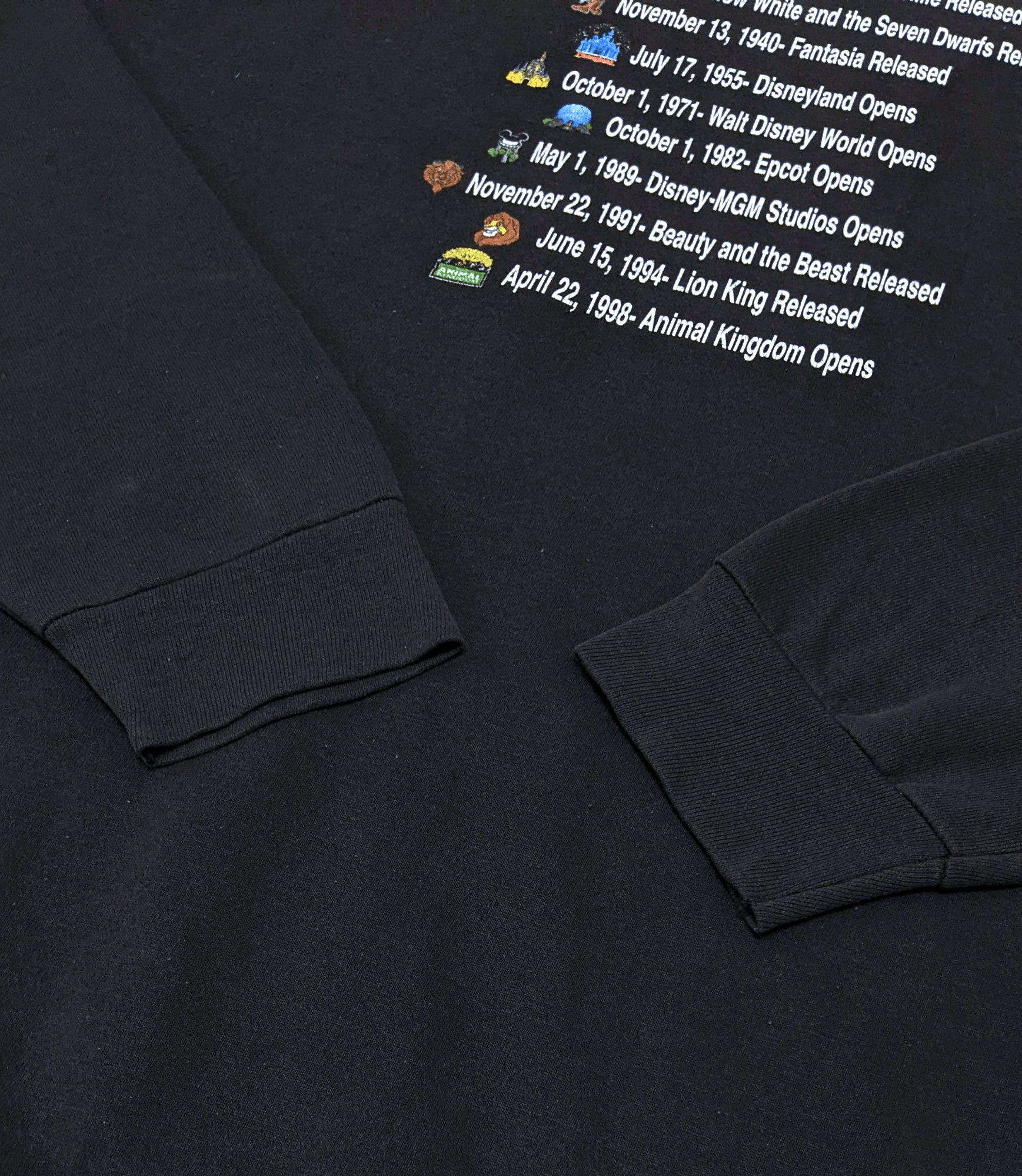 Disney × Mickey Mouse × Vintage Rare Vintage 90s Disney 100th Year Anniversary Sweatshirt Size US XL / EU 56 / 4 - 8 Thumbnail