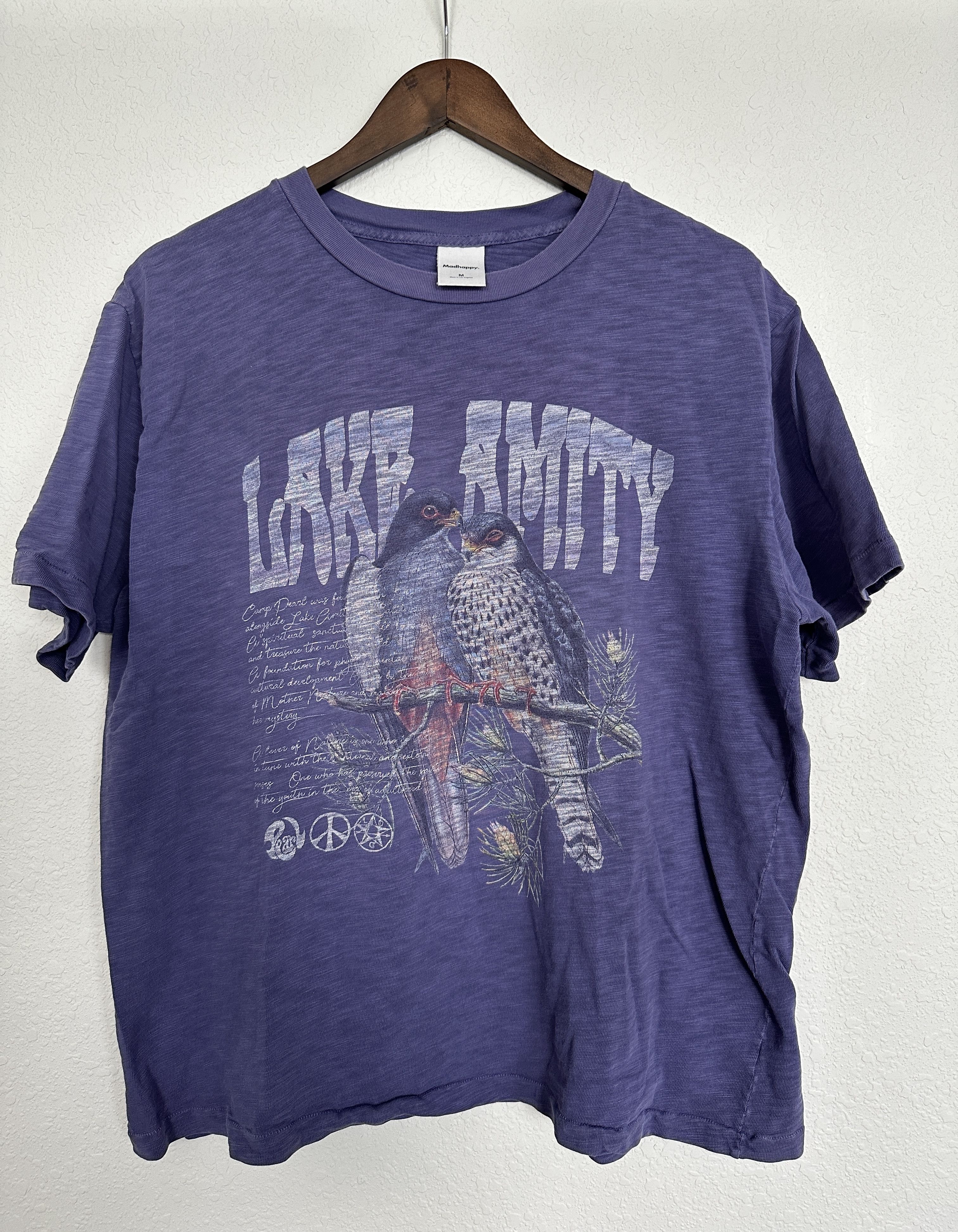 image of Madhappy "lake Amity" Shirt in Purple, Men's (Size Medium)