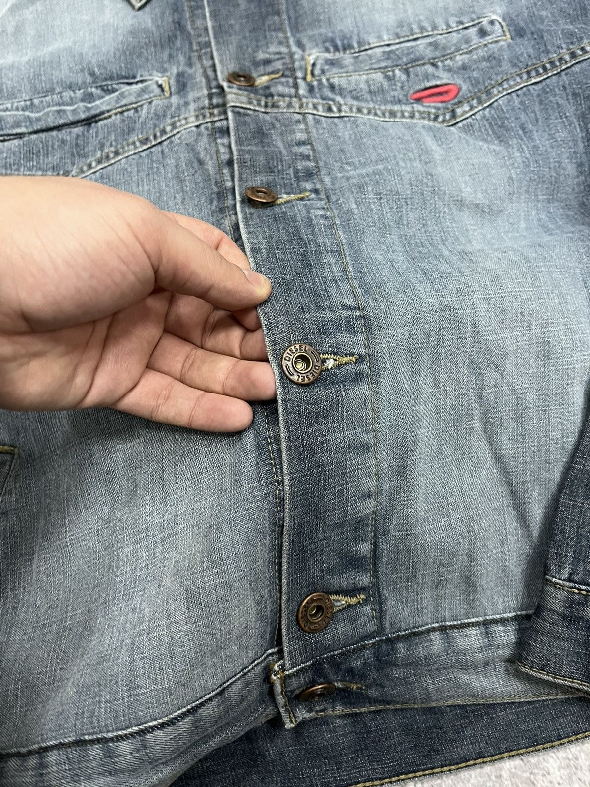 Diesel × Vintage Vintage Diesel Denim Jacket Size US S / EU 44-46 / 1 - 11 Thumbnail