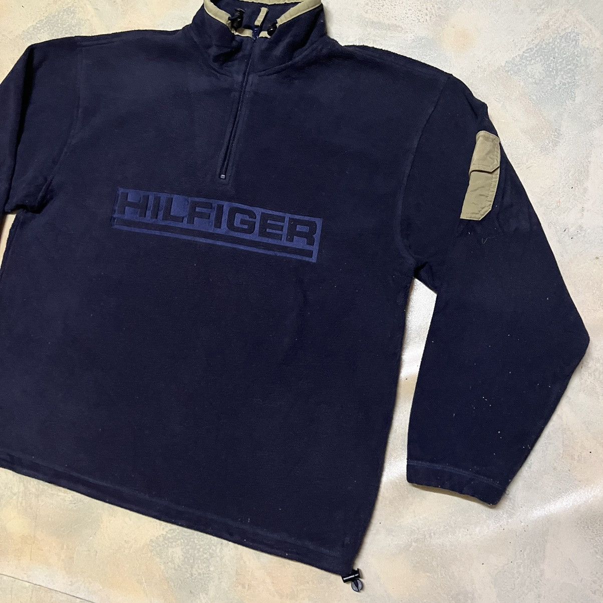 Tommy Hilfiger Tommy Hilfiger Big Logo Fleece Jacket Size US M / EU 48-50 / 2 - 2 Thumbnail