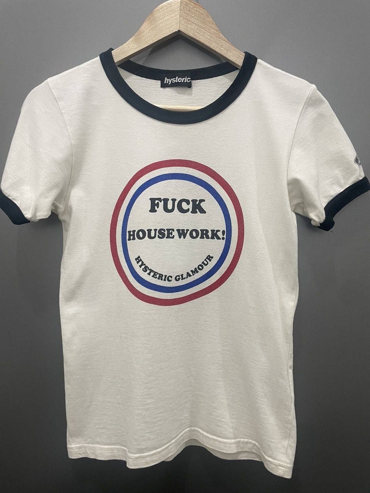 90's ヒステリックグラマー FUCK HOUSE WORK Tシャツ Hysteric Glamour
