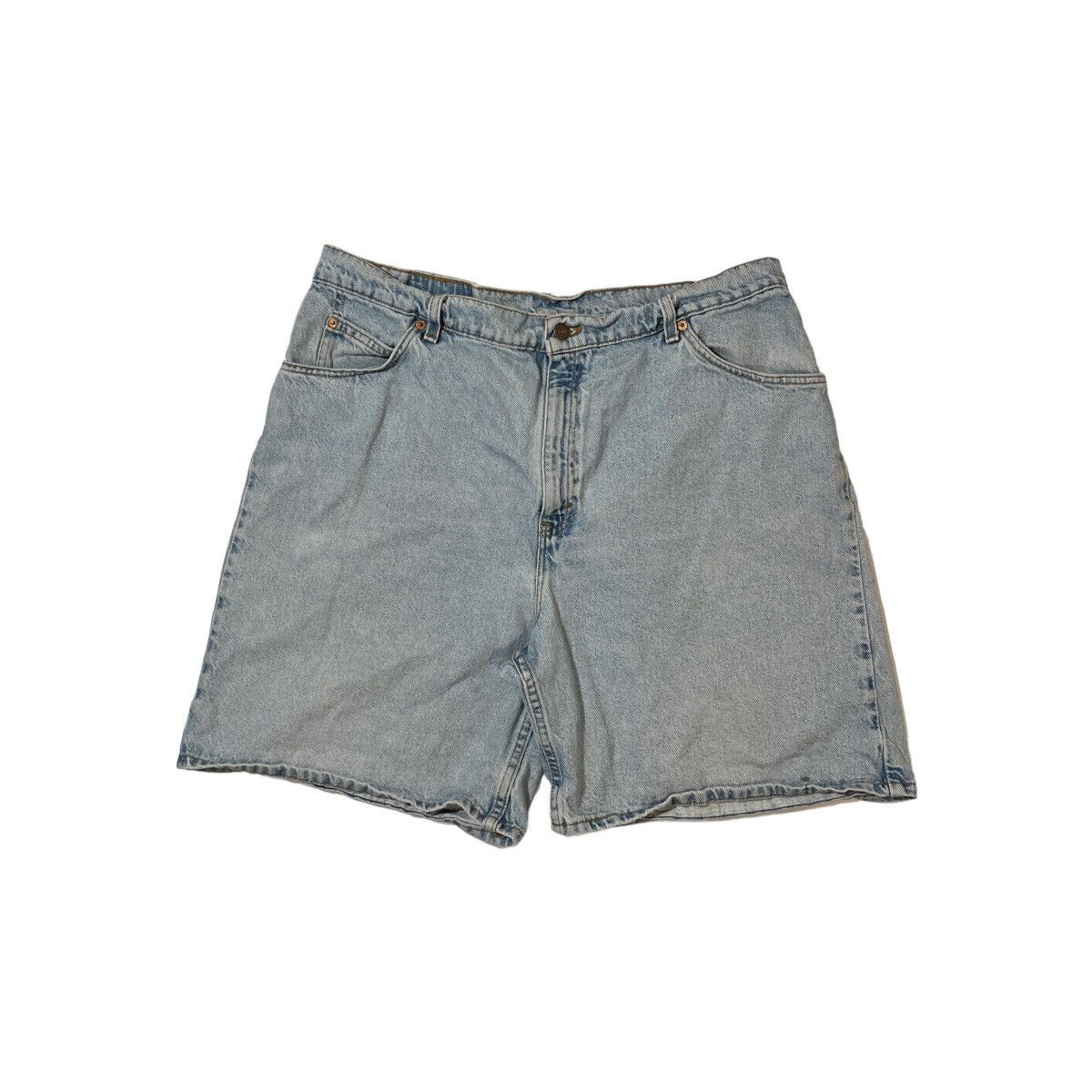 90'S Levi's 505 REGULAR FIT STRAIGHT LEG orange tab denim shorts men's w39 / eaa456560 main image 0