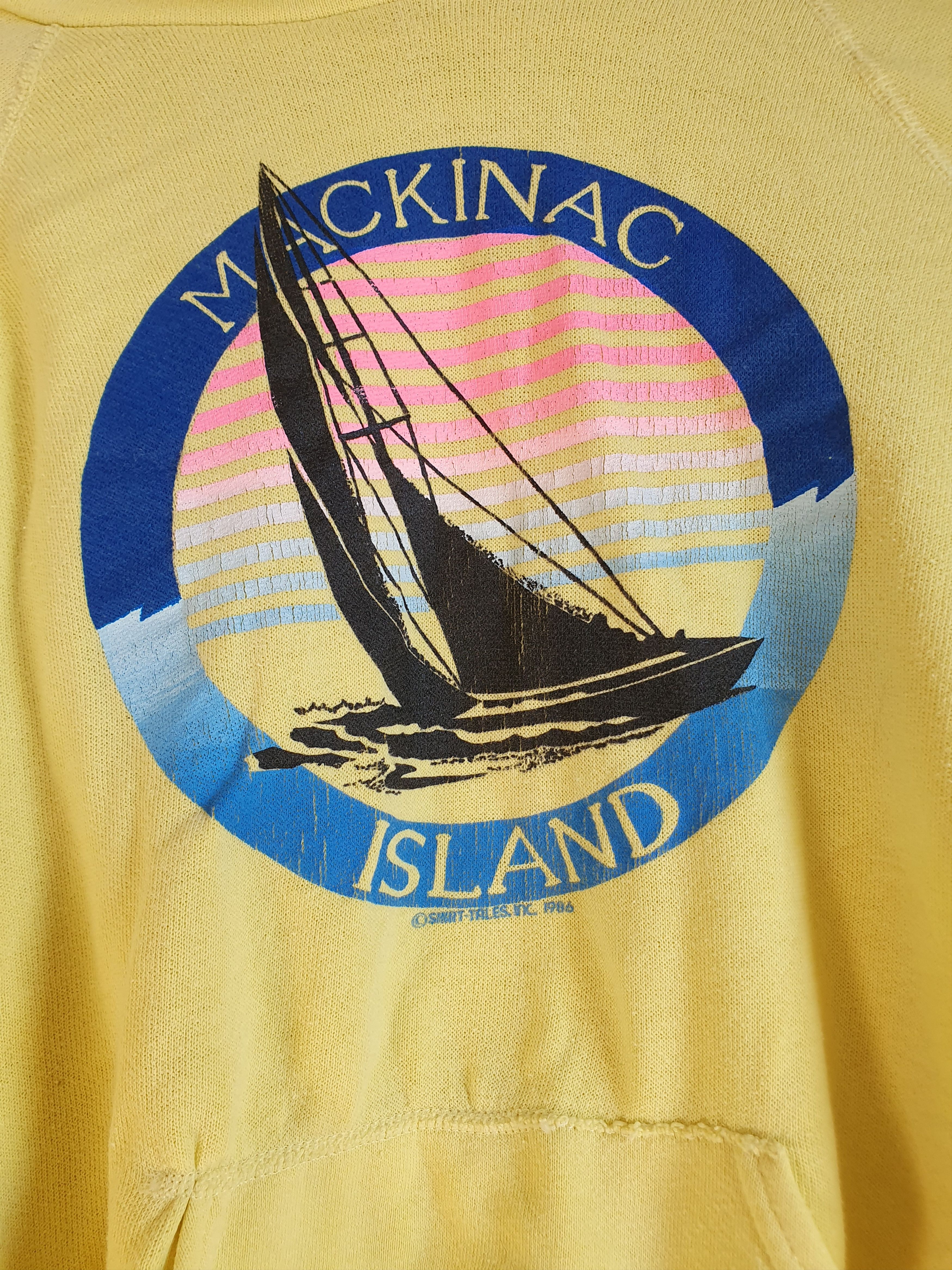 Vintage Mackinac Island Vtg 1986 Made in USA SWAG hoodie sz M? Size US M / EU 48-50 / 2 - 5 Thumbnail