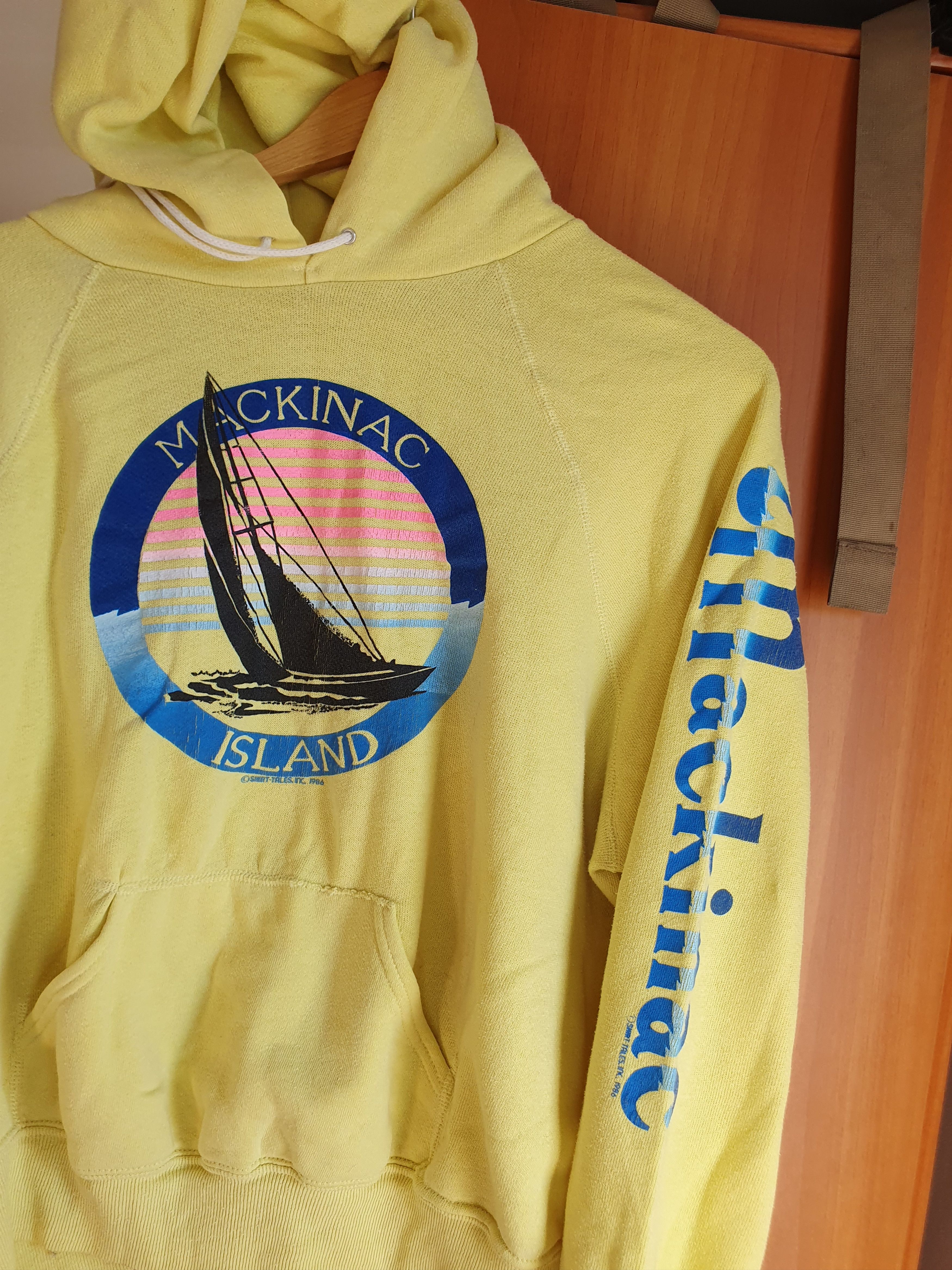 Vintage Mackinac Island Vtg 1986 Made in USA SWAG hoodie sz M? Size US M / EU 48-50 / 2 - 4 Thumbnail