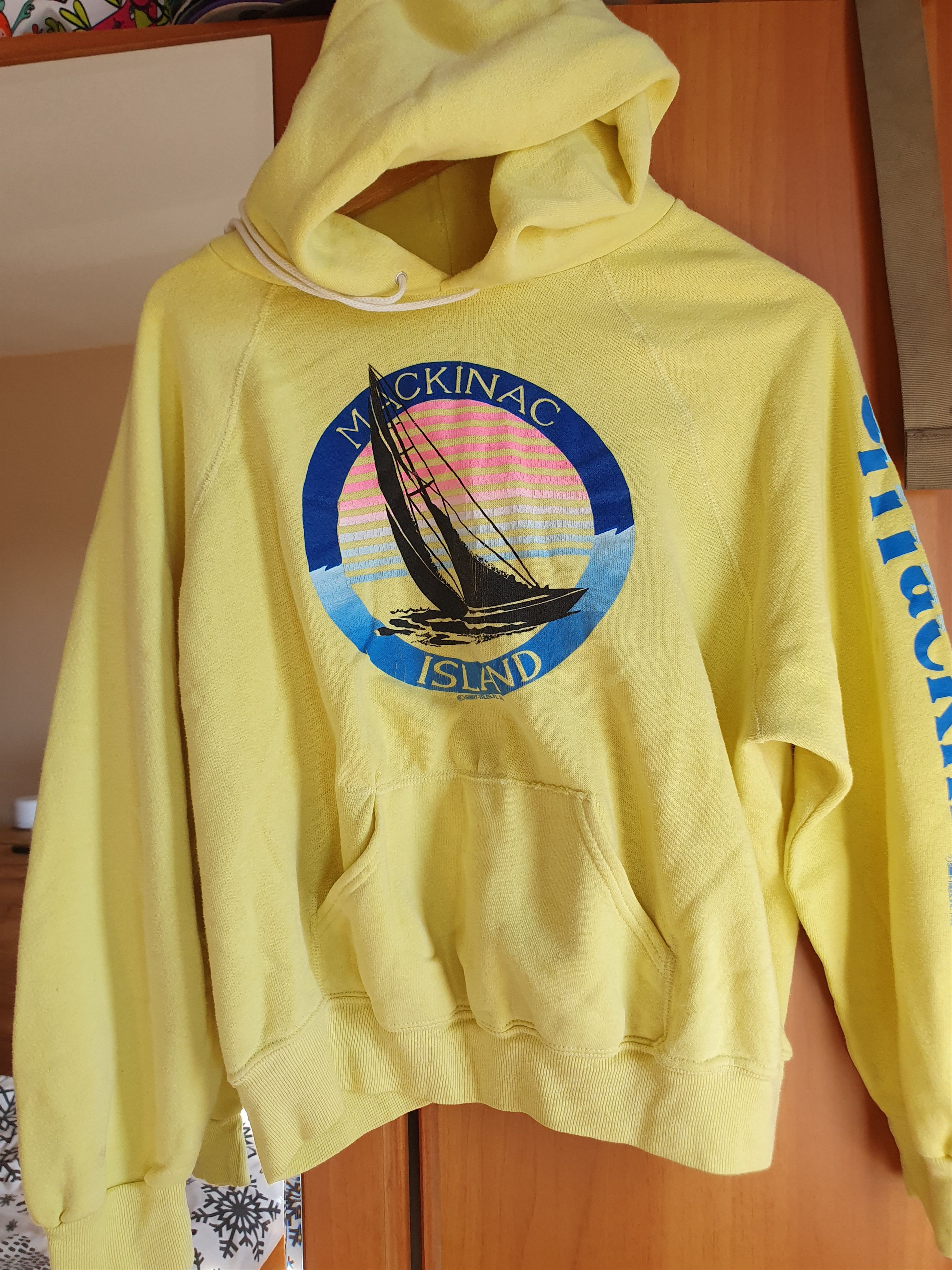 Vintage Mackinac Island Vtg 1986 Made in USA SWAG hoodie sz M? Size US M / EU 48-50 / 2 - 9 Thumbnail