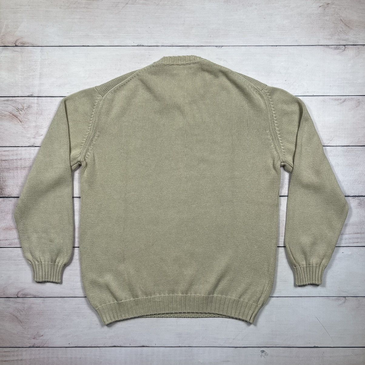 Yves Saint Laurent Vintage Yves Saint Laurent Knitwear Sweater Beige Size US M / EU 48-50 / 2 - 6 Thumbnail