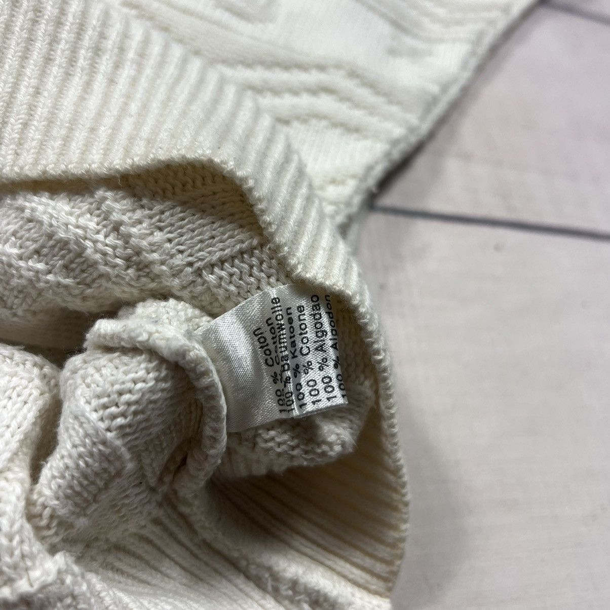 Lacoste × Vintage Vintage Lacoste Knitwear Sweater Knit Cable Size US M / EU 48-50 / 2 - 6 Thumbnail