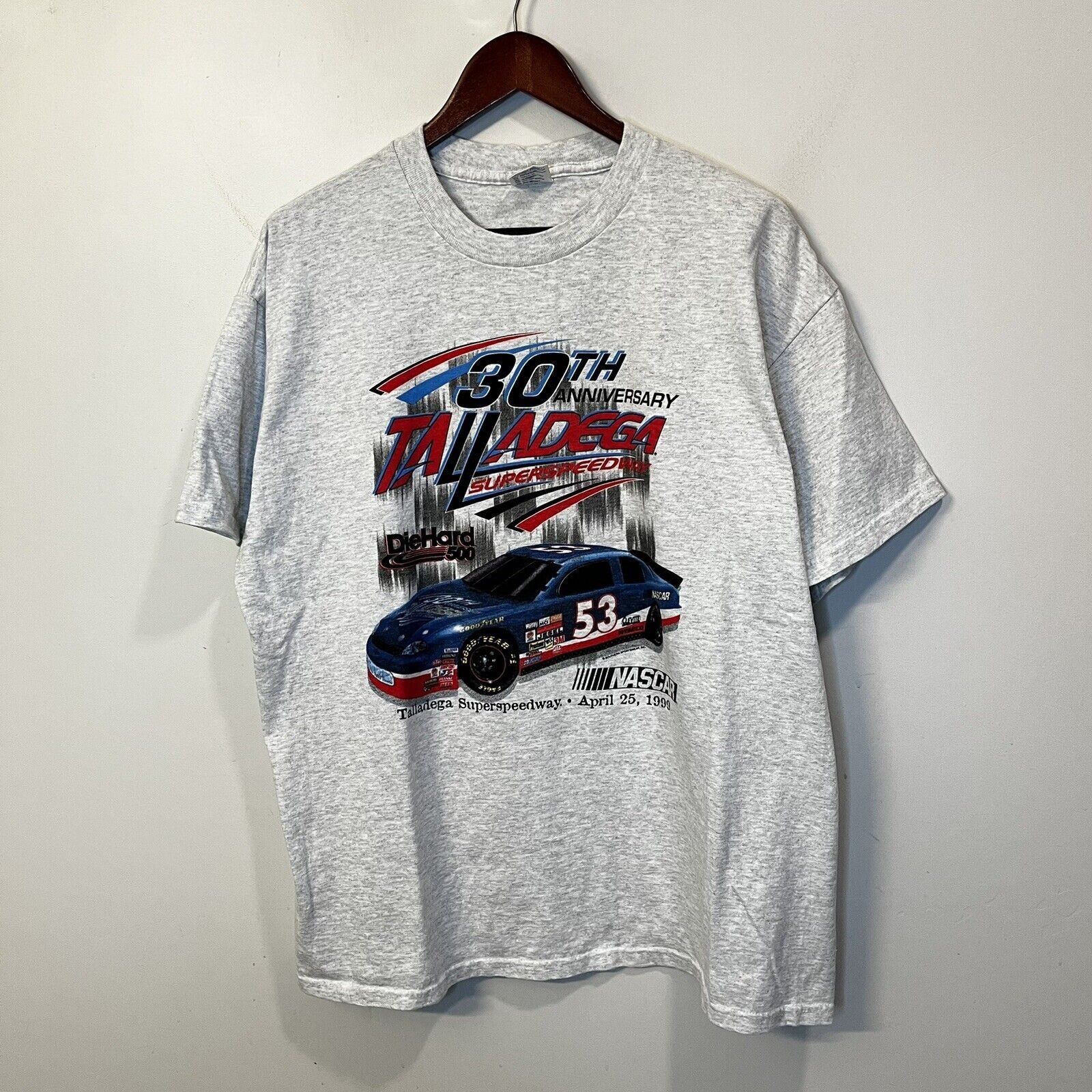 NASCAR × Vintage Vintage Talladega Superspeedway NASCAR T-Shirt 90s ...