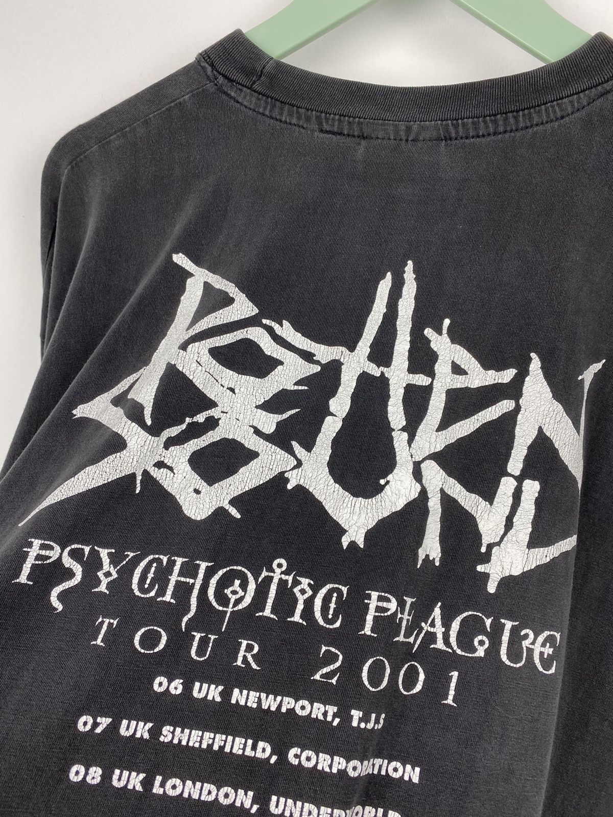 Band Tees Vintage Rotten Sound Still Psycho 2001 T Shirt Napalm Death Size US XL / EU 56 / 4 - 15 Thumbnail