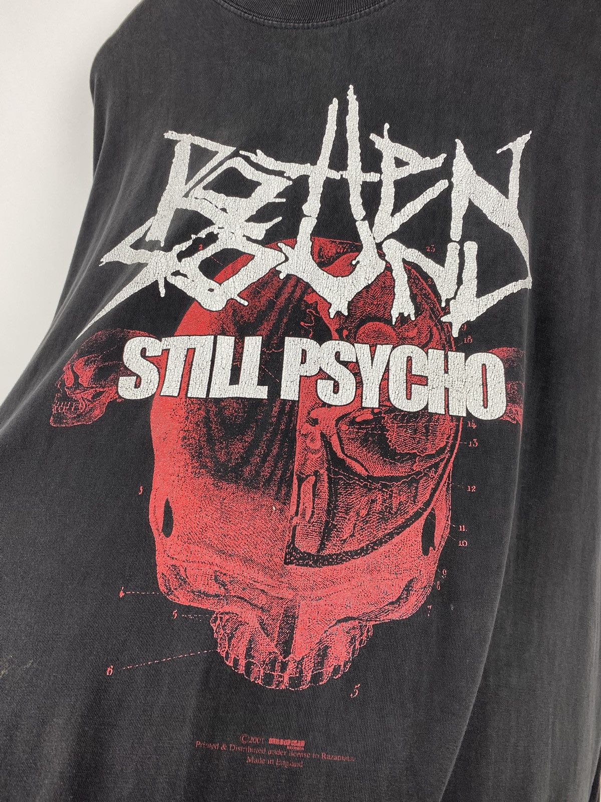 Band Tees Vintage Rotten Sound Still Psycho 2001 T Shirt Napalm Death Size US XL / EU 56 / 4 - 3 Thumbnail