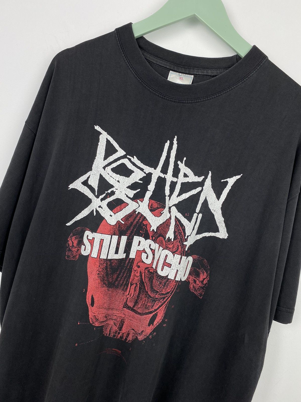 Band Tees Vintage Rotten Sound Still Psycho 2001 T Shirt Napalm Death Size US XL / EU 56 / 4 - 2 Thumbnail