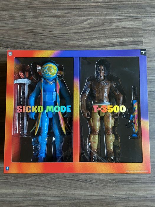 TRAVIS SCOTT CACTUS JACK FORTNITE 12” ACTION FIGURE DUO SET