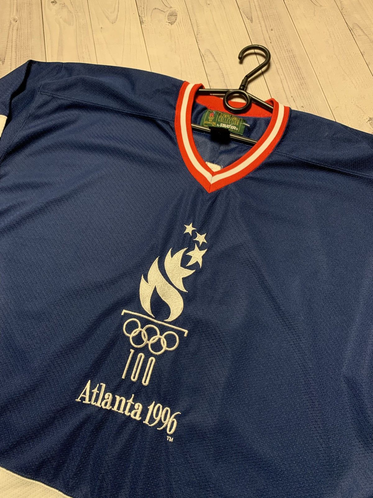 USA Olympics × Vintage Vintage Atlanta 1996 Olympic Games jersey Starter size L Size US L / EU 52-54 / 3 - 4 Thumbnail