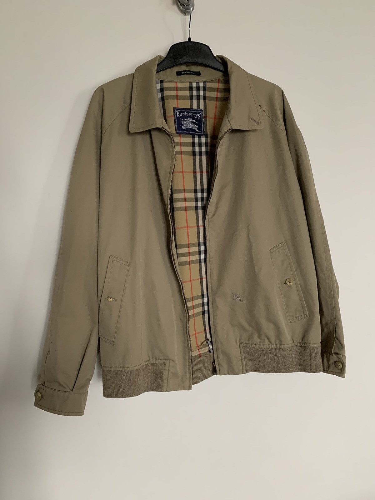 【一枚袖】Vintage burberry harrington jacket Burberry Vintage Harrington Jacket Women's Size 6 Reg | eBay