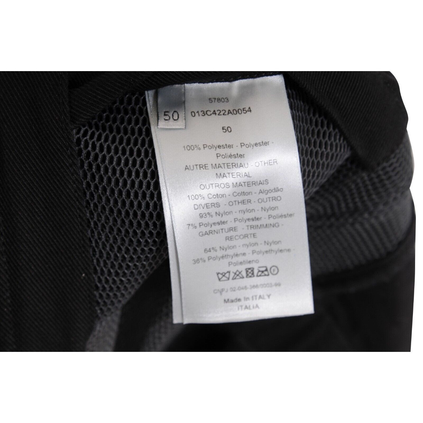 Dior Black Grey Perorated Saddle Bomber Jacket Size US M / EU 48-50 / 2 - 14 Thumbnail