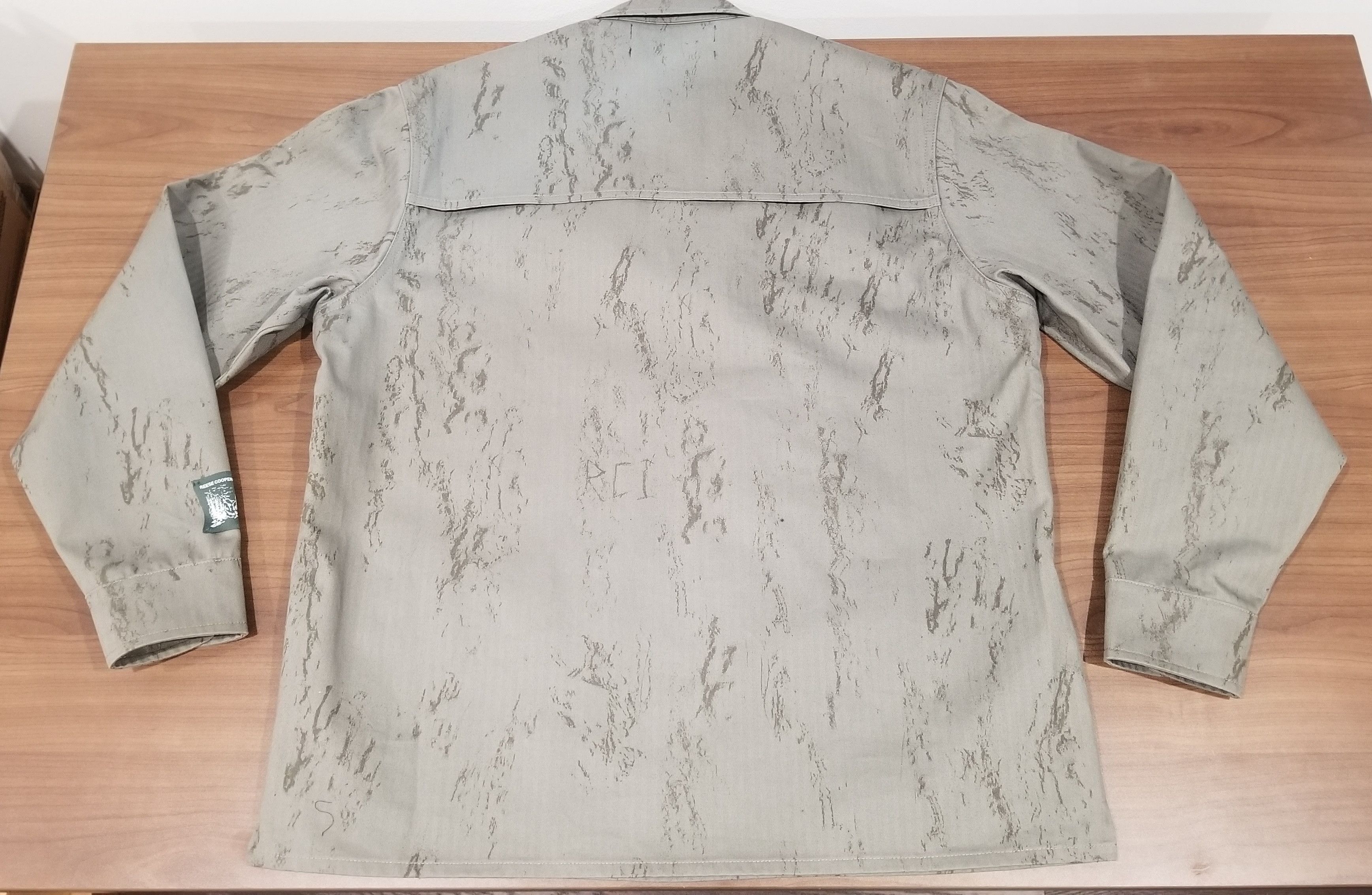 Reese Cooper Herringbone Pullover Cargo Shirt Size US M / EU 48-50 / 2 - 10 Thumbnail