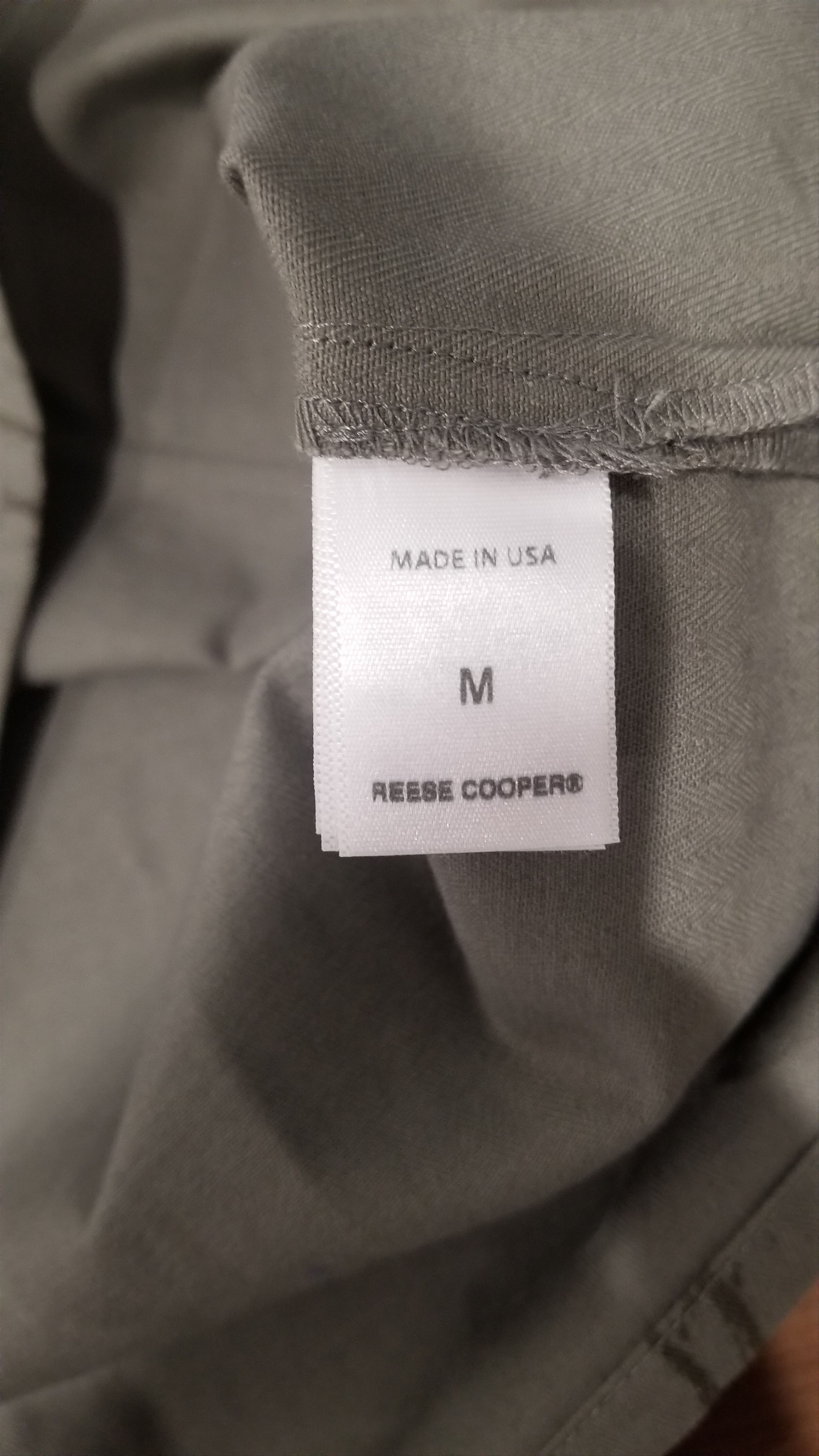 Reese Cooper Herringbone Pullover Cargo Shirt Size US M / EU 48-50 / 2 - 12 Thumbnail