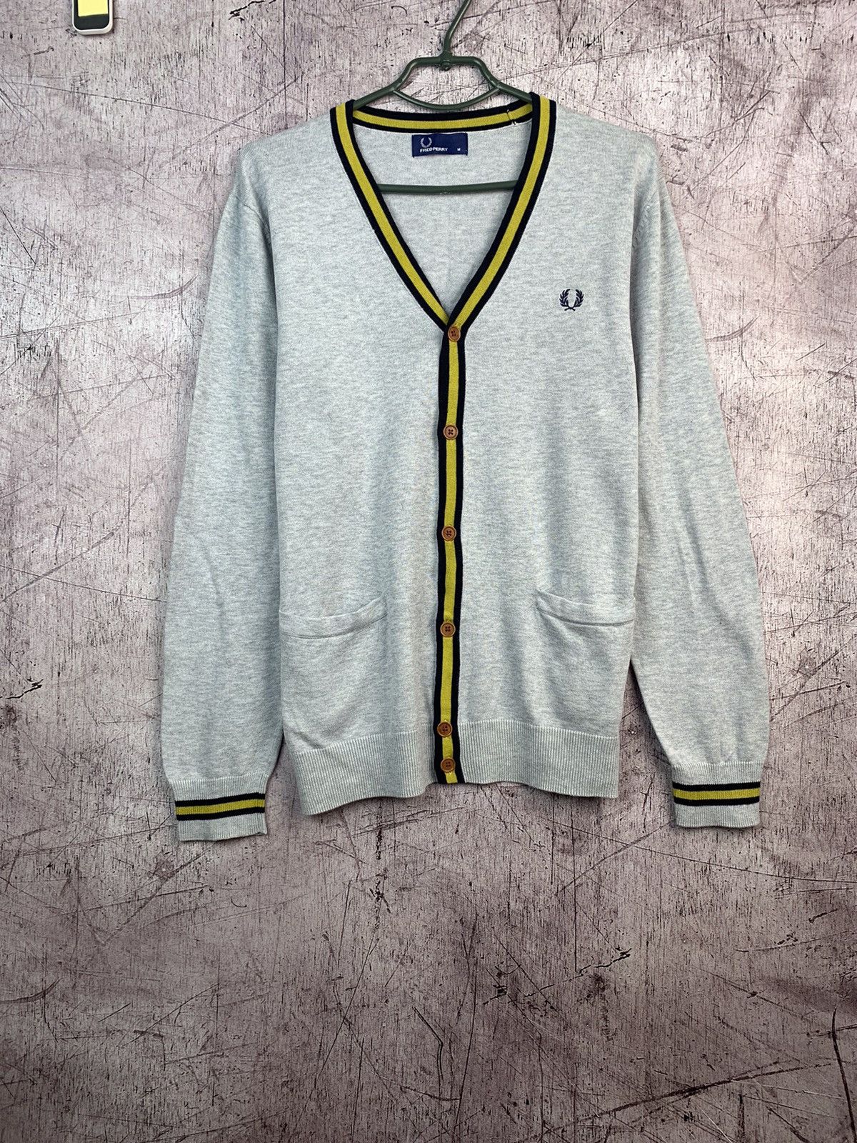 Fred Perry Fred Perry Cardigan Buttons Sweater Size US M / EU 48-50 / 2 - 1 Thumbnail