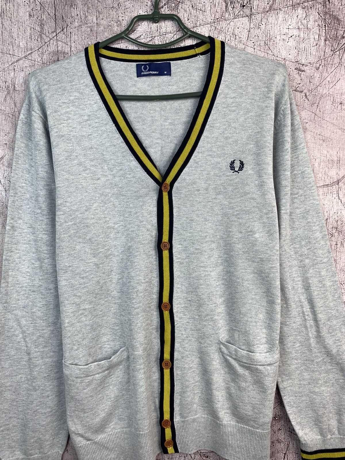 Fred Perry Fred Perry Cardigan Buttons Sweater Size US M / EU 48-50 / 2 - 2 Thumbnail