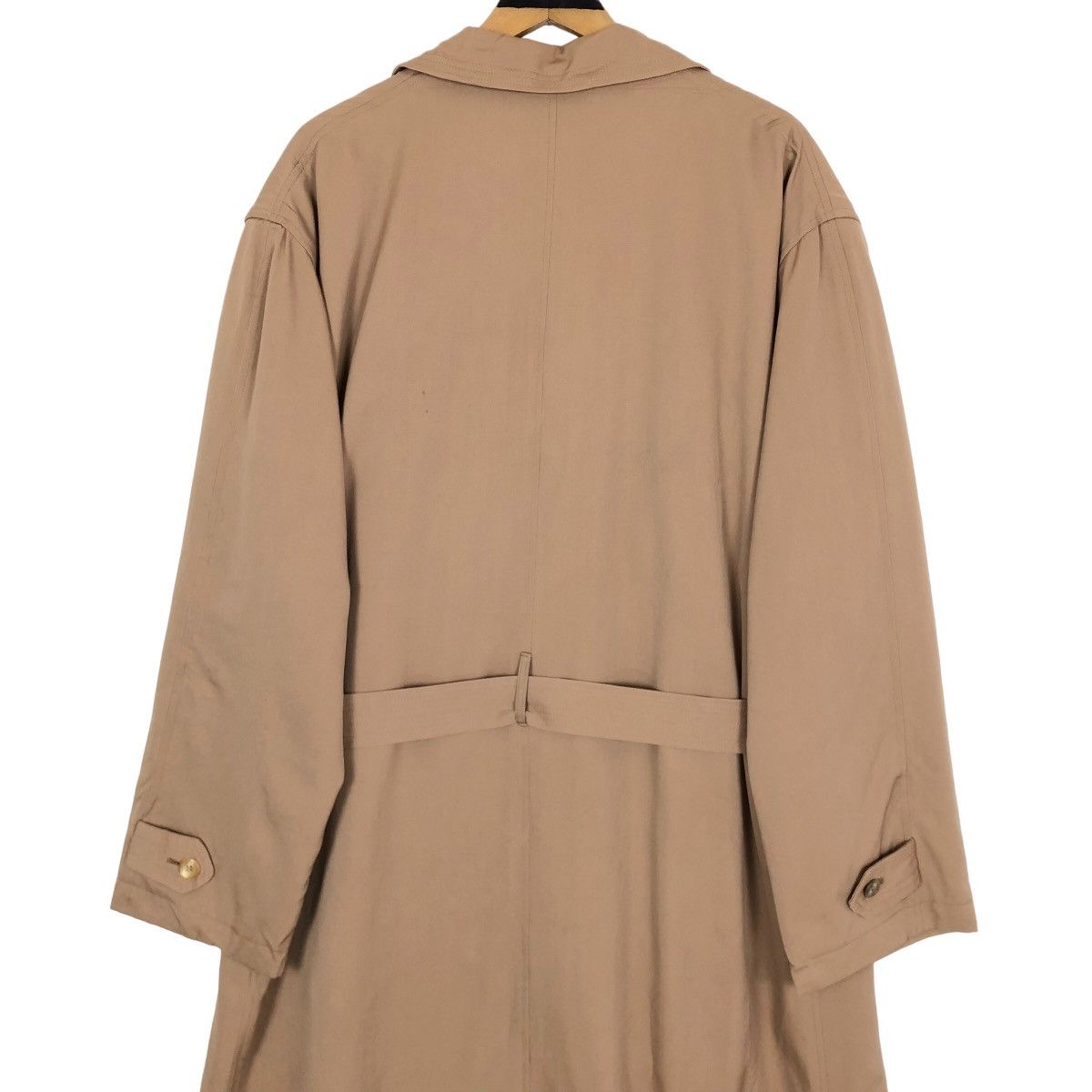 Yohji Yamamoto Vintage 80s LQ Y’s For Men Double Breasted Wool Trench Coat Size US L / EU 52-54 / 3 - 15 Thumbnail