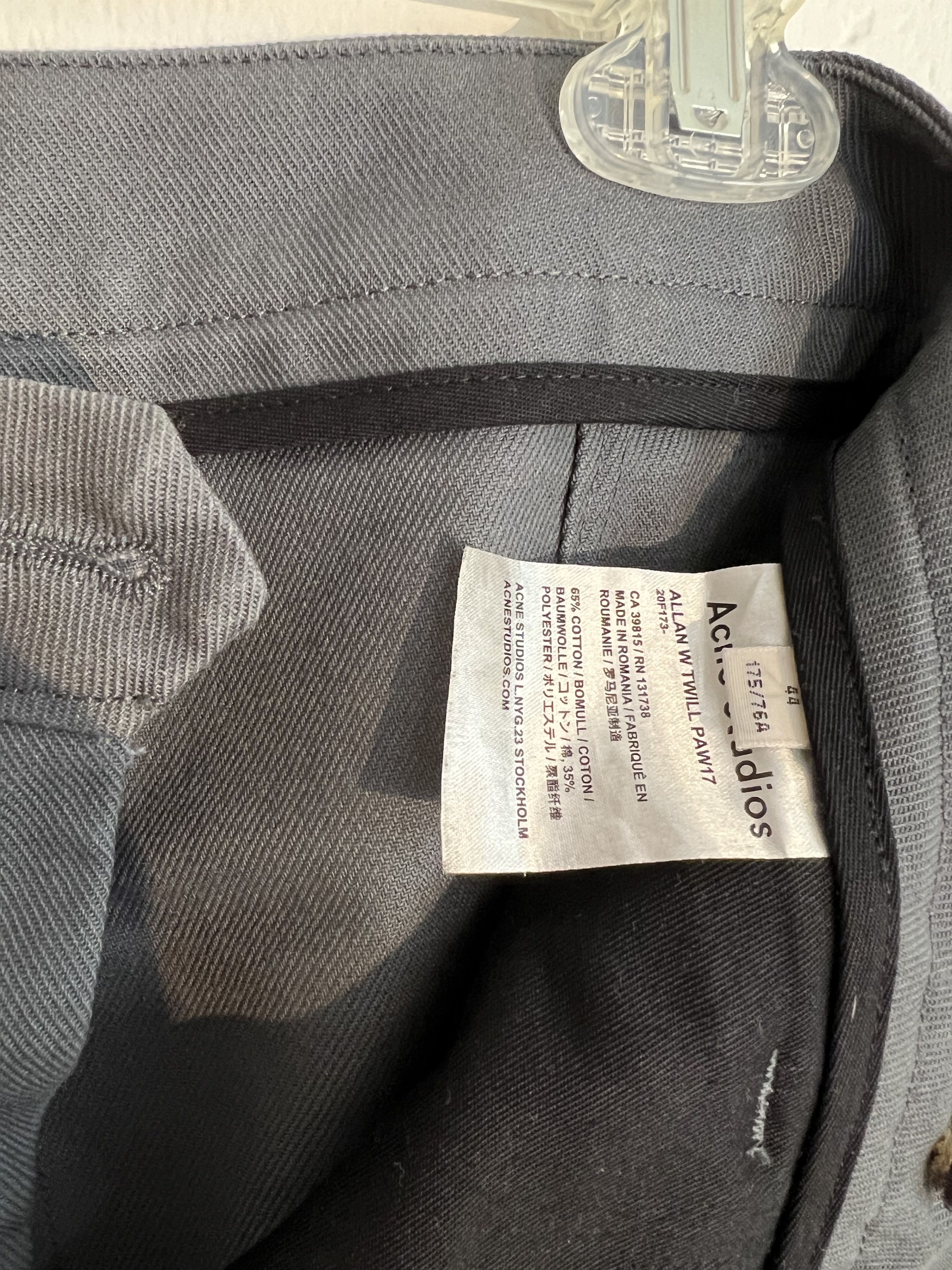 Acne Studios Allan W Twill Size US 28 / EU 44 - 7 Thumbnail