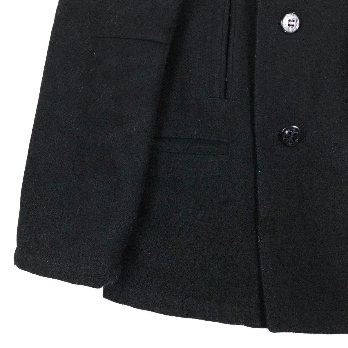 Tsumori Chisato Vintage 90s Tsumori Chisato A/W 1992 Wool Pea Coat Size S / US 4 / IT 40 - 4 Thumbnail