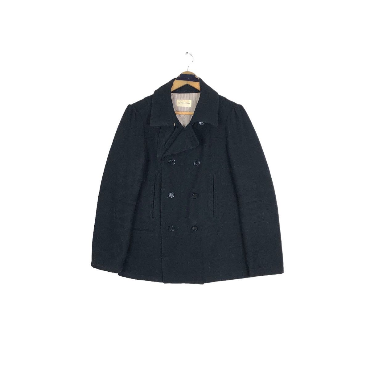 Tsumori Chisato Vintage 90s Tsumori Chisato A/W 1992 Wool Pea Coat Size S / US 4 / IT 40 - 2 Thumbnail