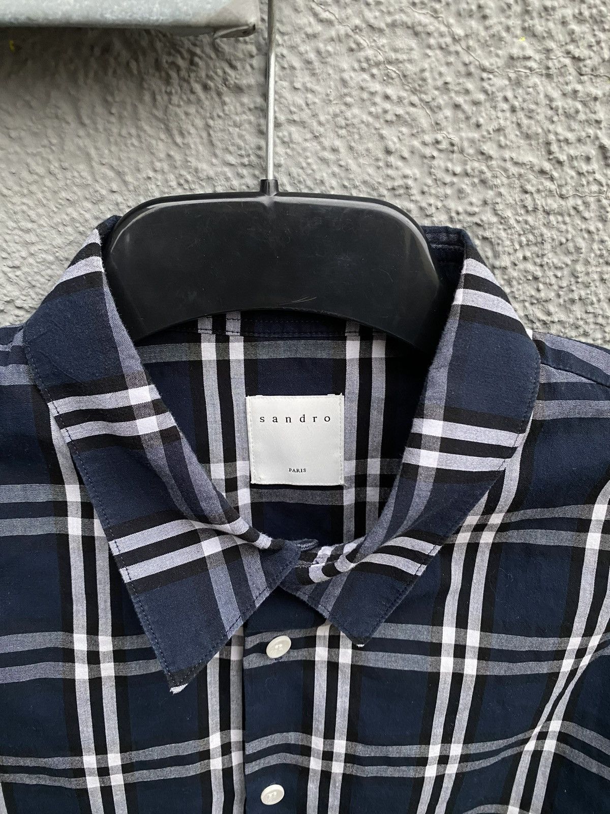 Sandro Sandro Nova Check Shirt Size US M / EU 48-50 / 2 - 2 Thumbnail