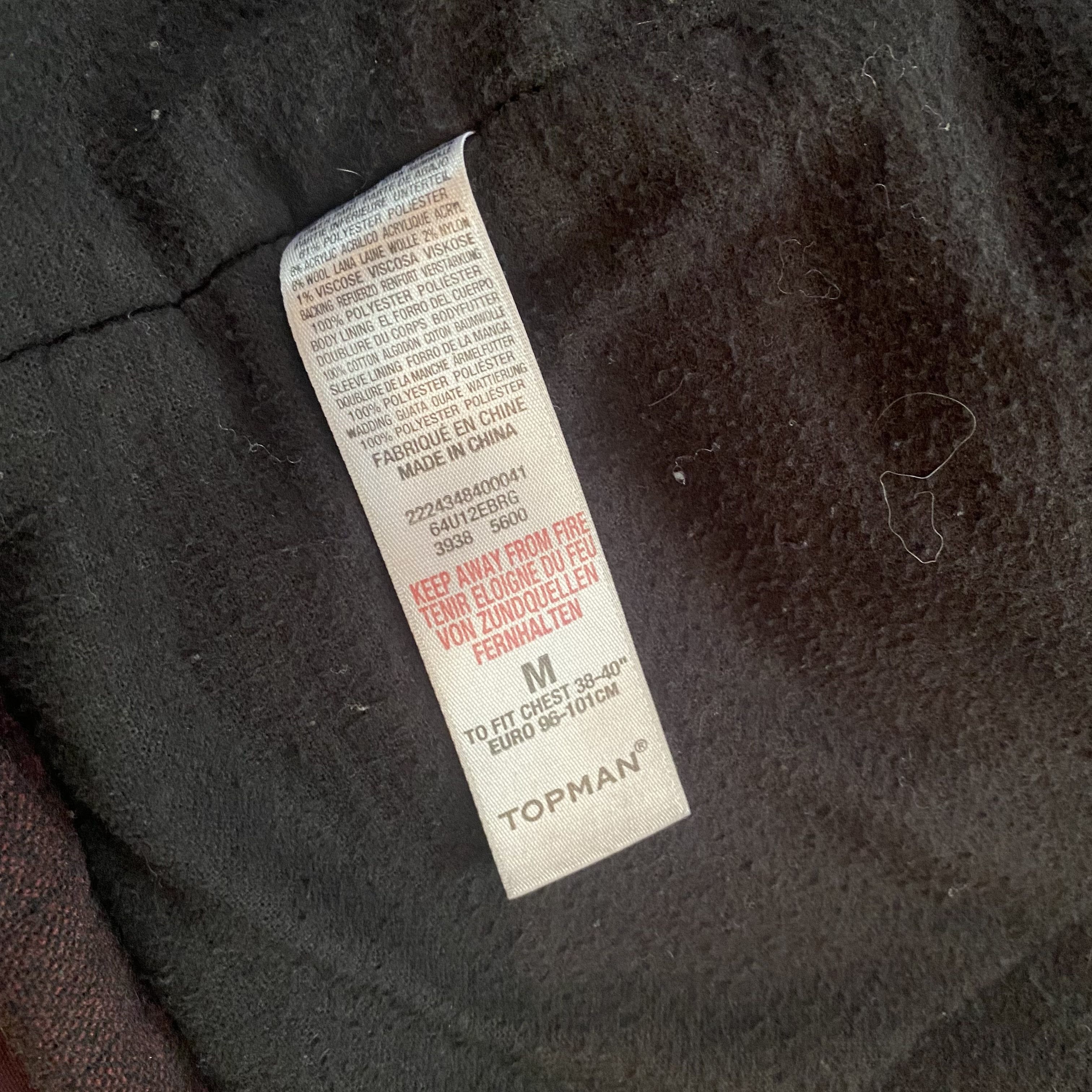 Topman Original retail $200 Size US M / EU 48-50 / 2 - 7 Thumbnail
