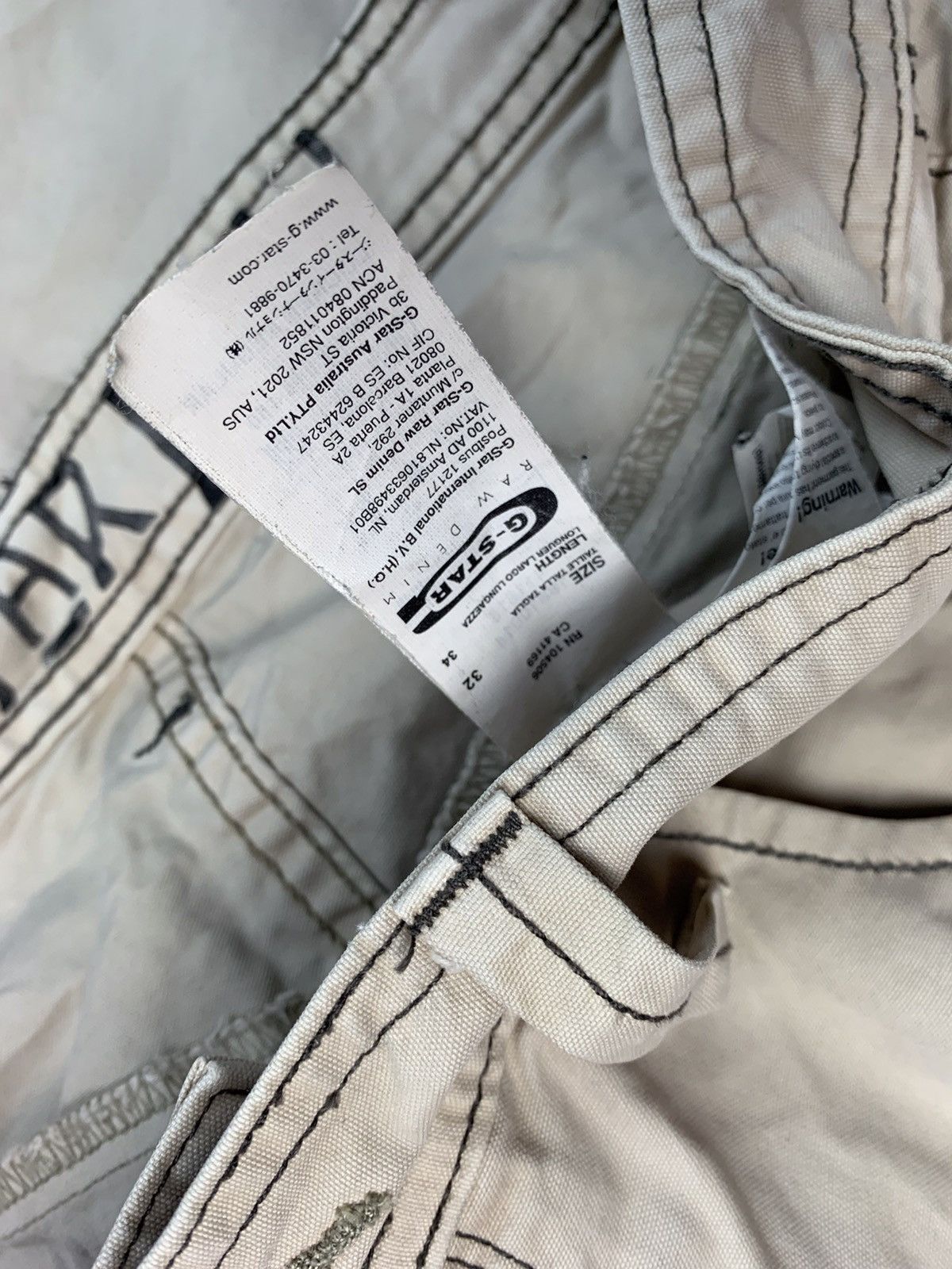G-Star G Star Raw Vintage Mens Denim Pants Jeans Size US 32 / EU 48 - 6 Thumbnail