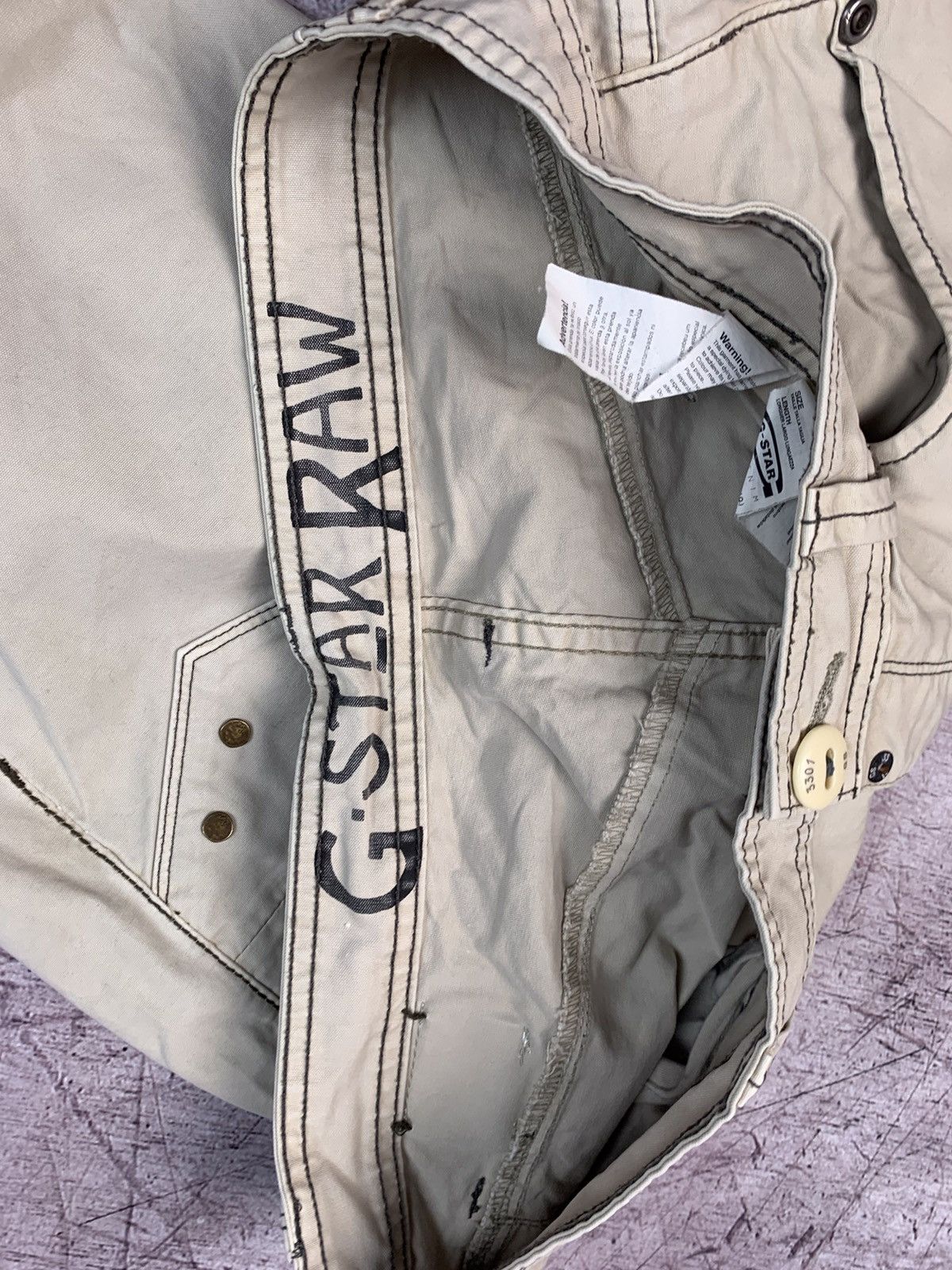 G-Star G Star Raw Vintage Mens Denim Pants Jeans Size US 32 / EU 48 - 7 Thumbnail