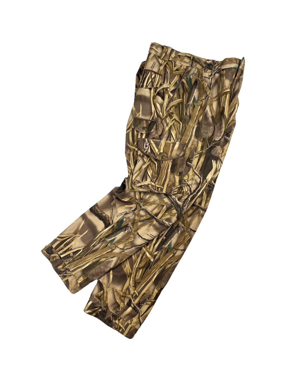 Vintage Archive Vintage Forest Camo Cargo Pants Travis Scott Hype Size US 34 / EU 50 - 1 Thumbnail