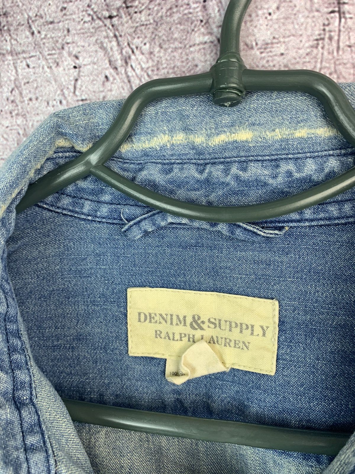 Denim & Supply Ralph Lauren Denim And Supply Ralph Lauren Distressed Denim Shirt Size US L / EU 52-54 / 3 - 13 Thumbnail