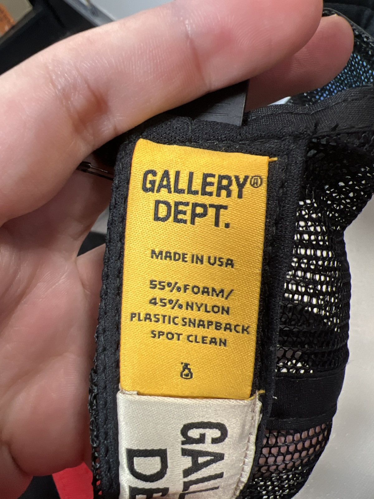 Gallery Dept. Gallery Dept. Fucked Up Black Hat Size ONE SIZE - 7 Thumbnail
