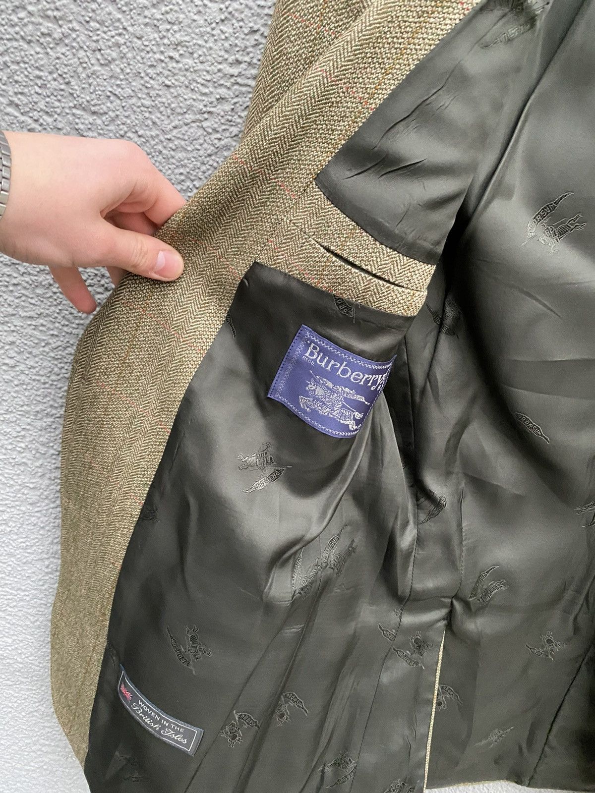 Burberry × Vintage Vintage Burberrys Wool Blazer Size US S / EU 44-46 / 1 - 6 Thumbnail