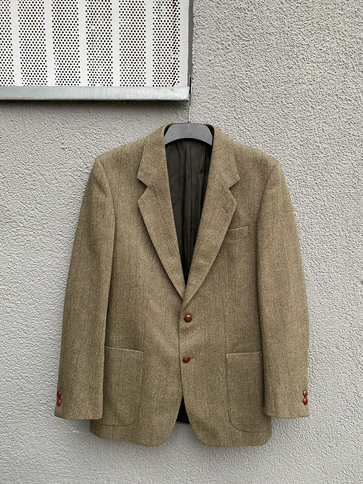 Burberry × Vintage Vintage Burberrys Wool Blazer Size US S / EU 44-46 / 1 - 1 Thumbnail