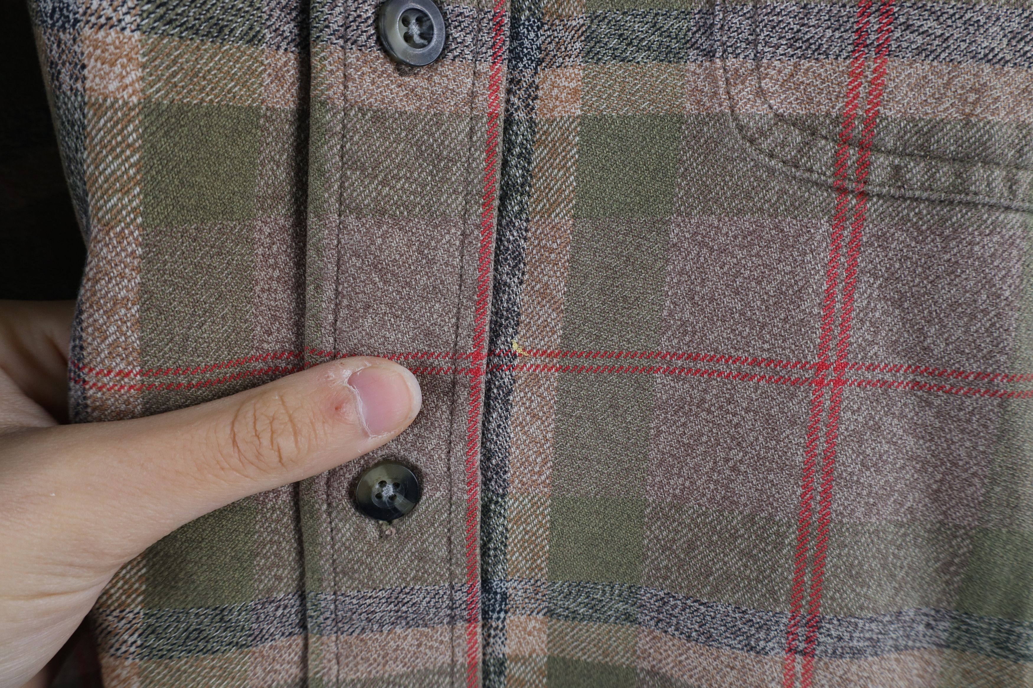 Vintage Vintage Cabelas Checkered Plaid Flannel Button Shirt Cotton Size US L / EU 52-54 / 3 - 5 Thumbnail