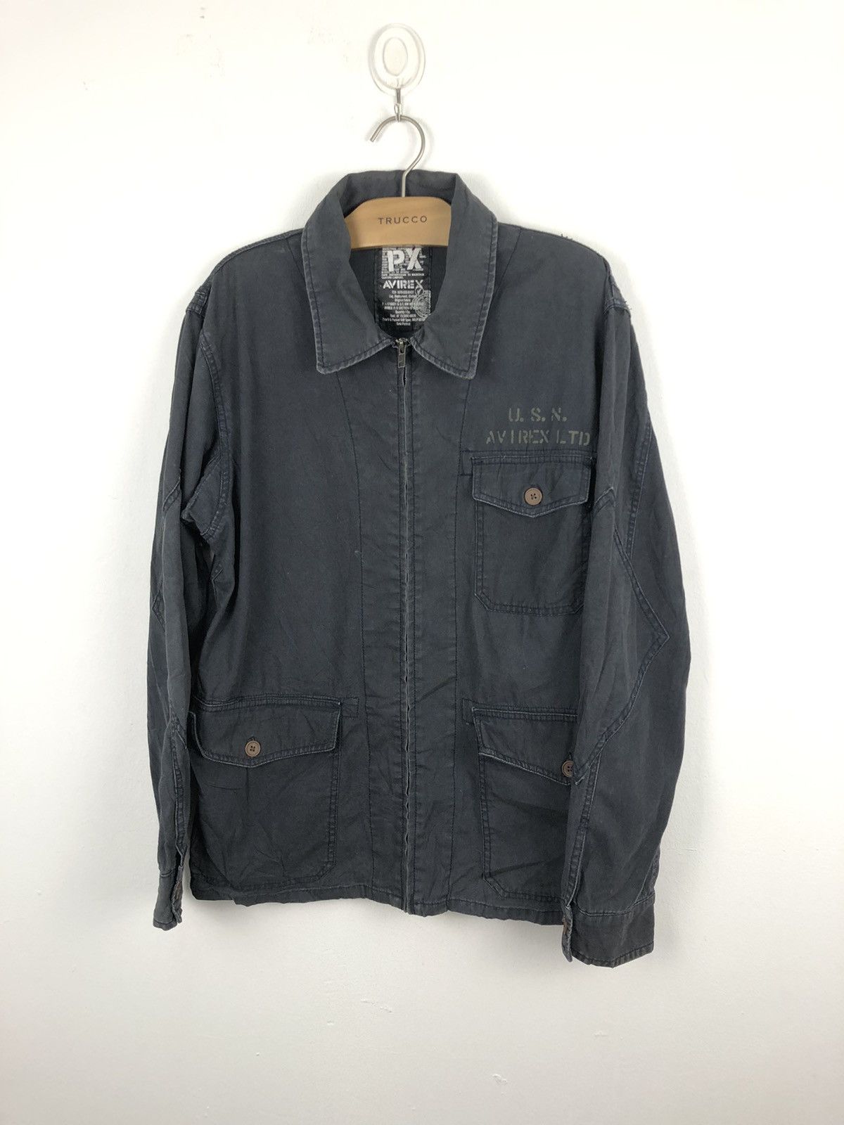 Vintage Avirex USN Military Style Jacket