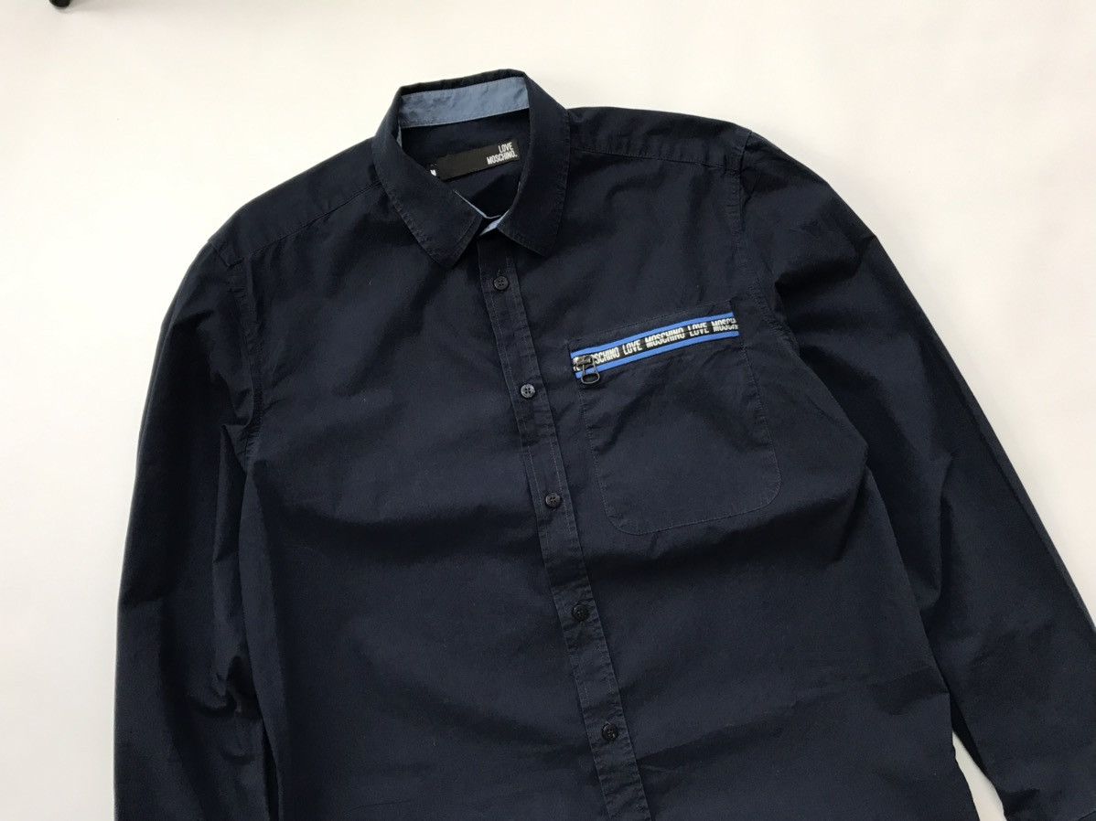 Moschino Love Moschino Zip Pocket Shirt Size US M / EU 48-50 / 2 - 4 Thumbnail