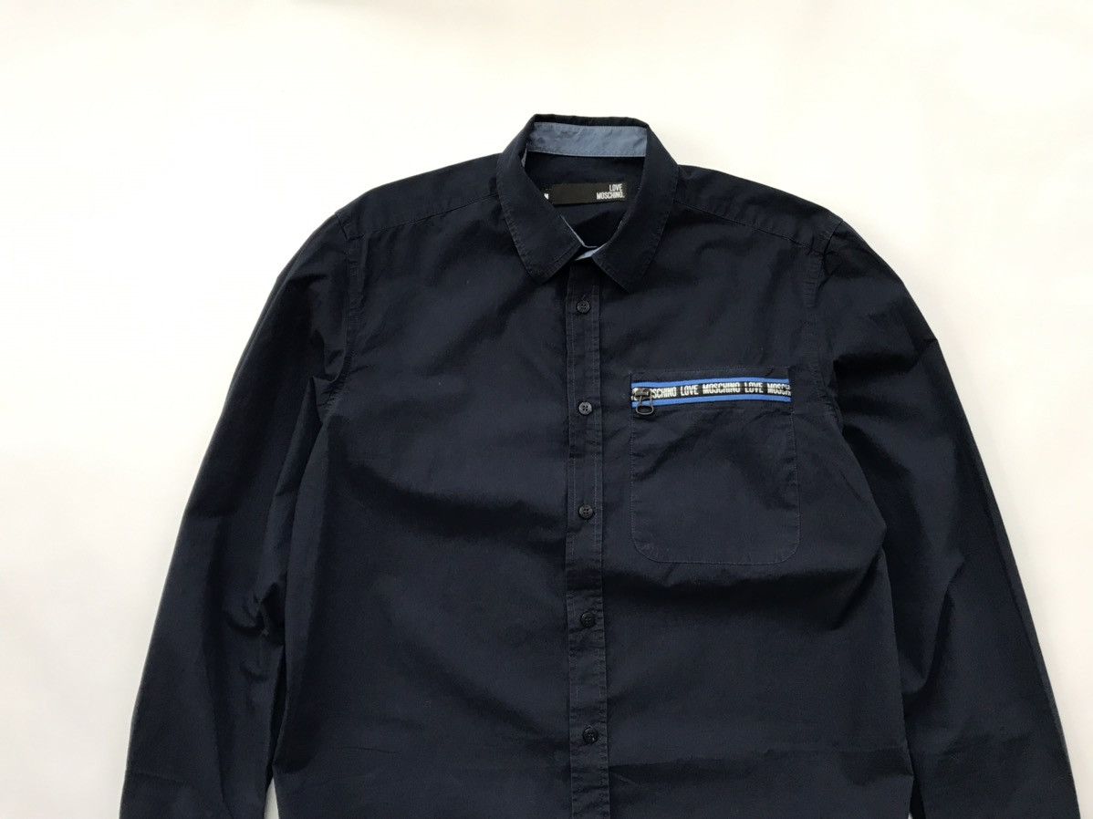 Moschino Love Moschino Zip Pocket Shirt Size US M / EU 48-50 / 2 - 3 Thumbnail