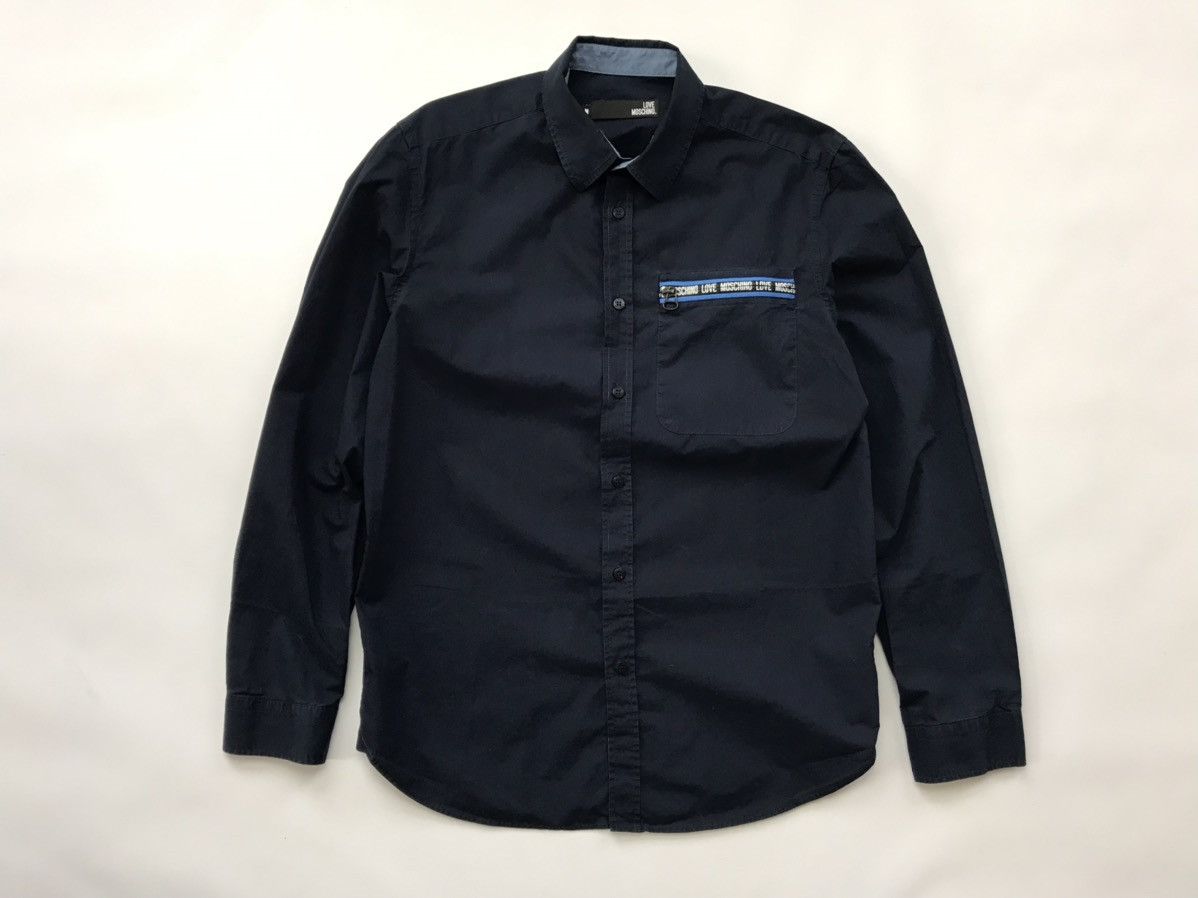 Moschino Love Moschino Zip Pocket Shirt Size US M / EU 48-50 / 2 - 13 Thumbnail