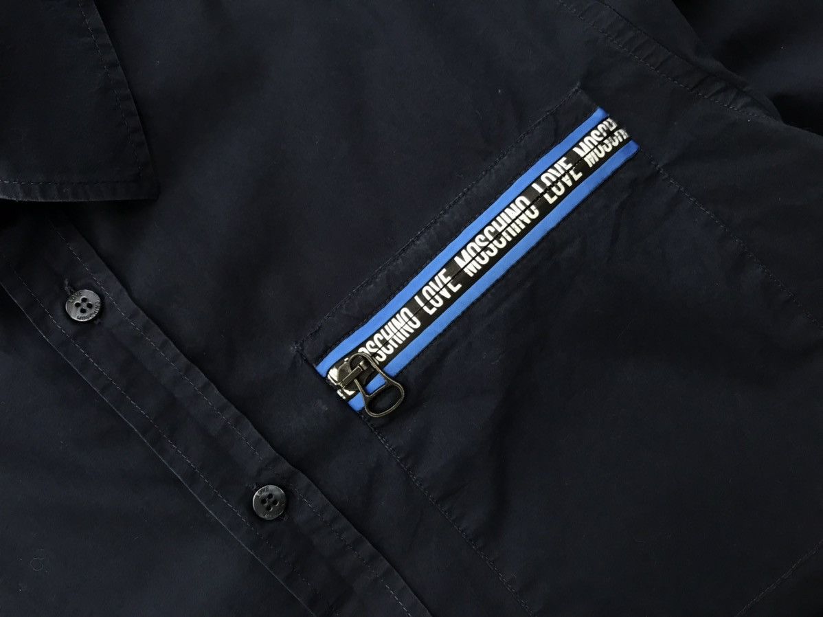 Moschino Love Moschino Zip Pocket Shirt Size US M / EU 48-50 / 2 - 8 Thumbnail